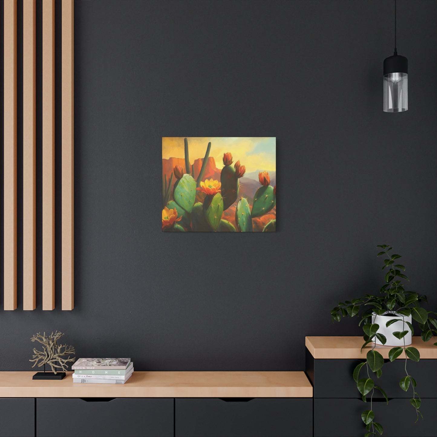 Desert Cactus Canvas Print