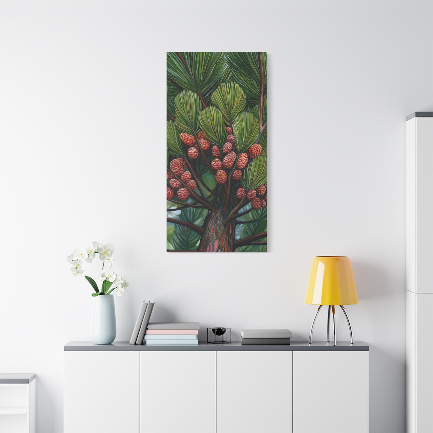 Canvas Wall Art - Tall Pine Tree