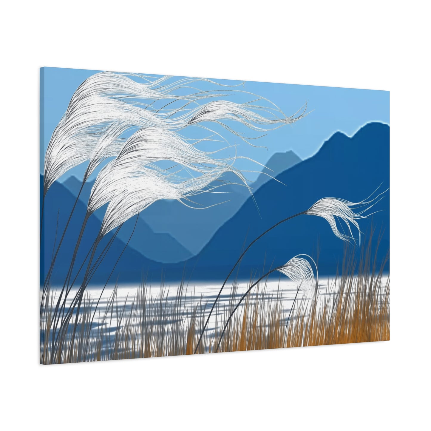 Canvas Wall Art - Blue Mountain Breeze