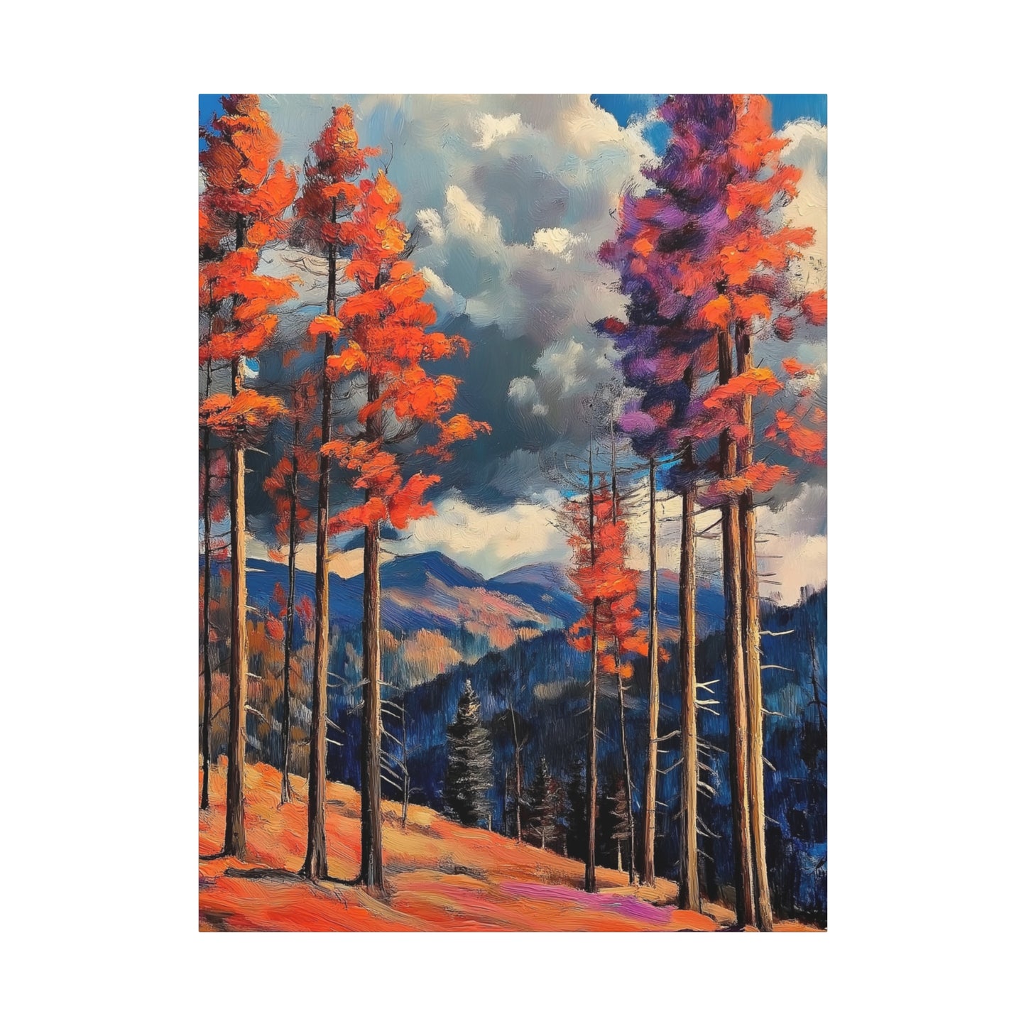 Autumn Landscape Canvas Print – Stunning Forest Wall Art