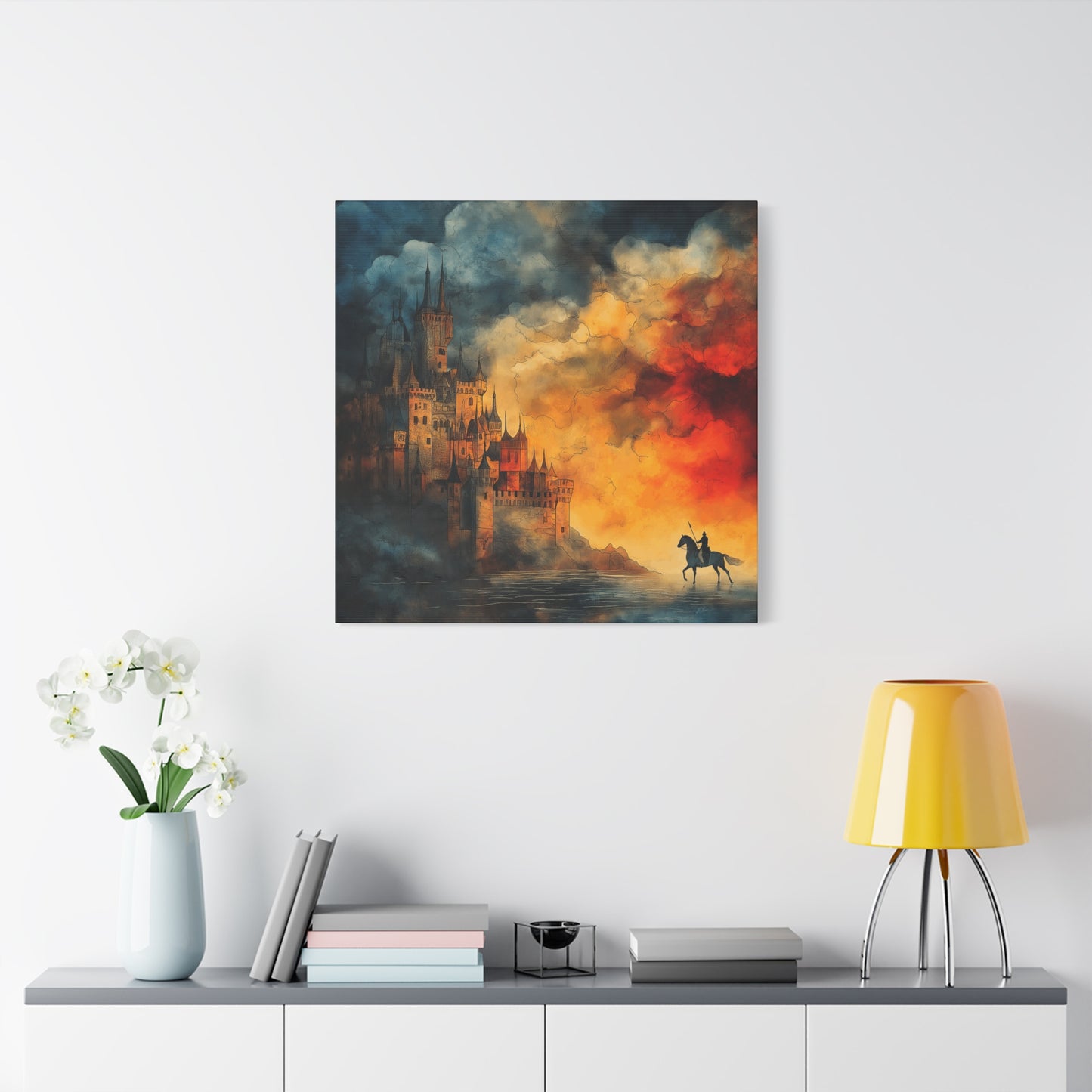 Fantasy Castle Canvas Art - Stretched Wall Decor for Home