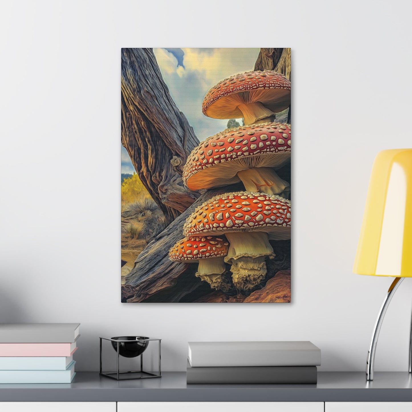 Wall Art - Mountain High Mushroom 1.5 inch depth