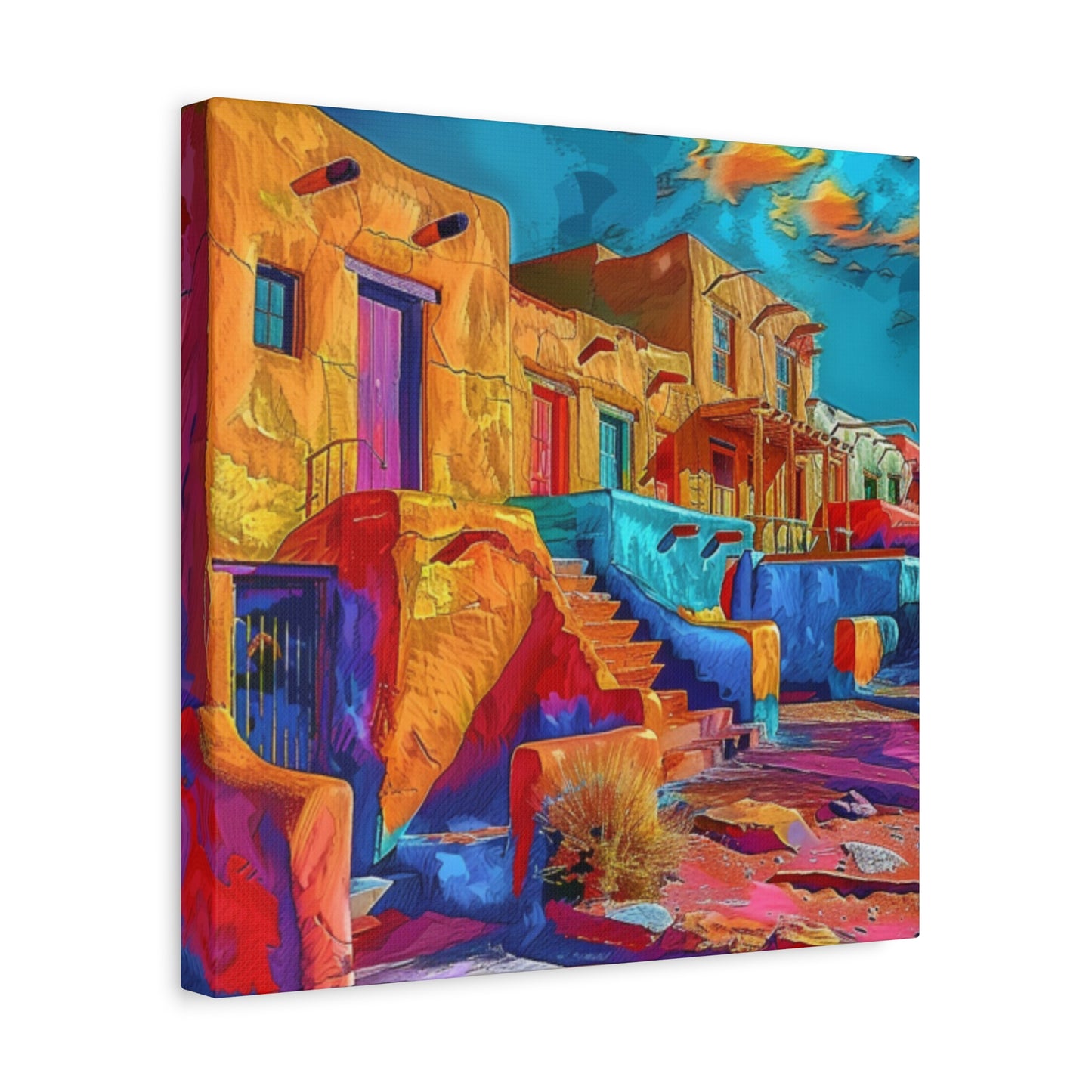 Canvas Print - FR St Mex Village