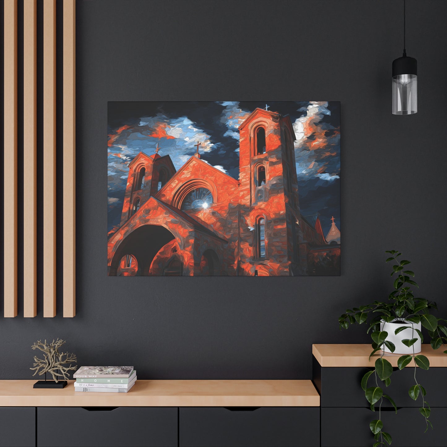 Canvas Print - Church at Night