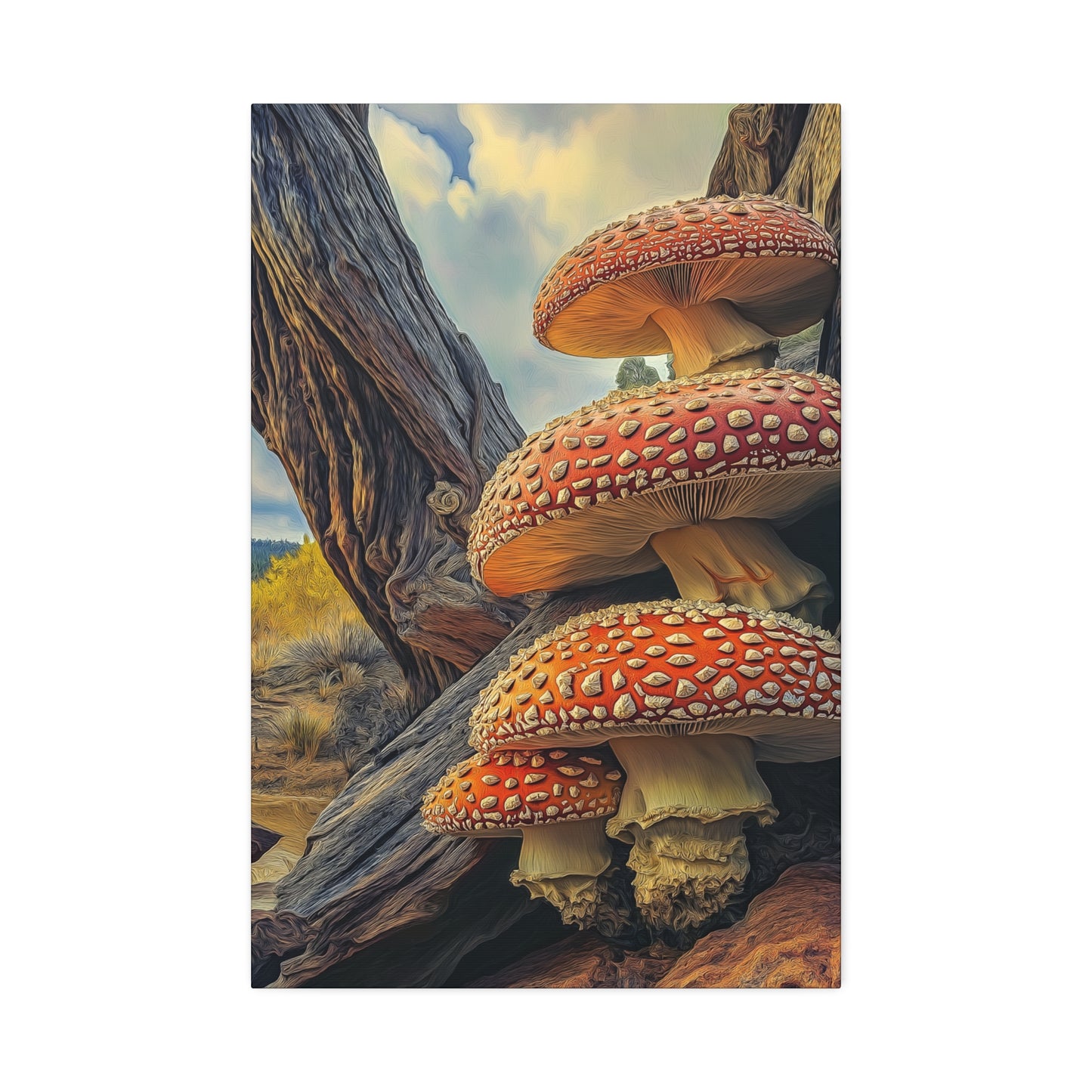 Wall Art - Mountain High Mushroom 1.5 inch depth