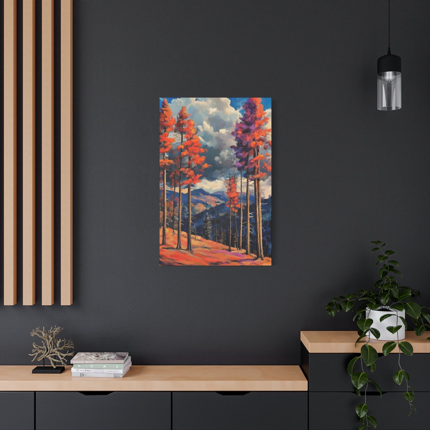 Autumn Landscape Canvas Print – Stunning Forest Wall Art