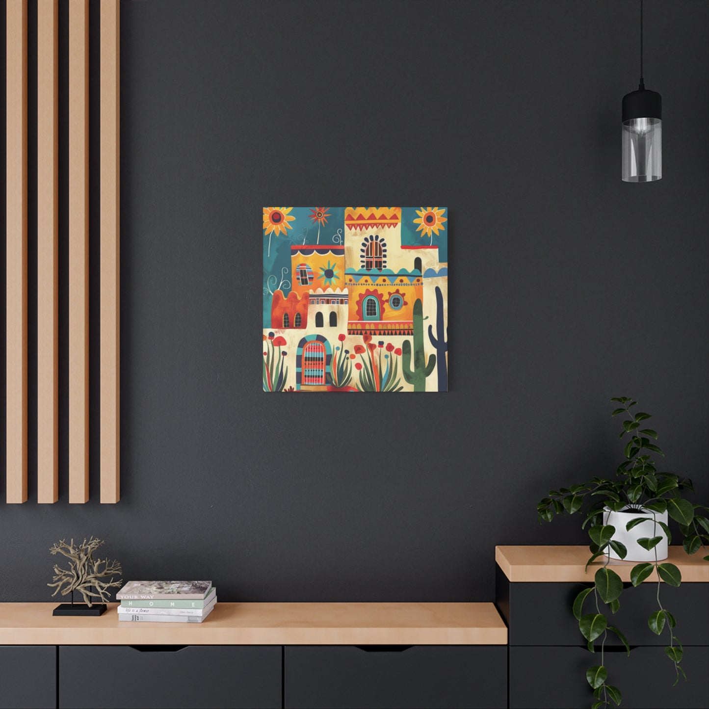 Canvas Wall Art - SF Pueblo 222