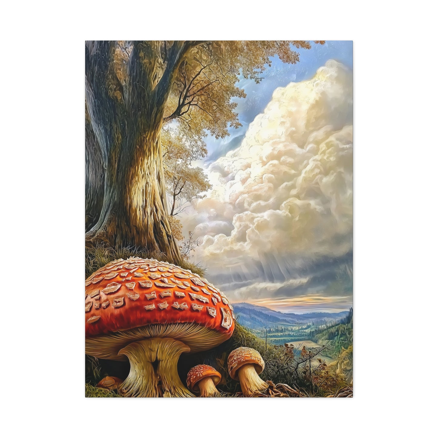 Canvas Print - Giant Red Mushroom in Rockies
