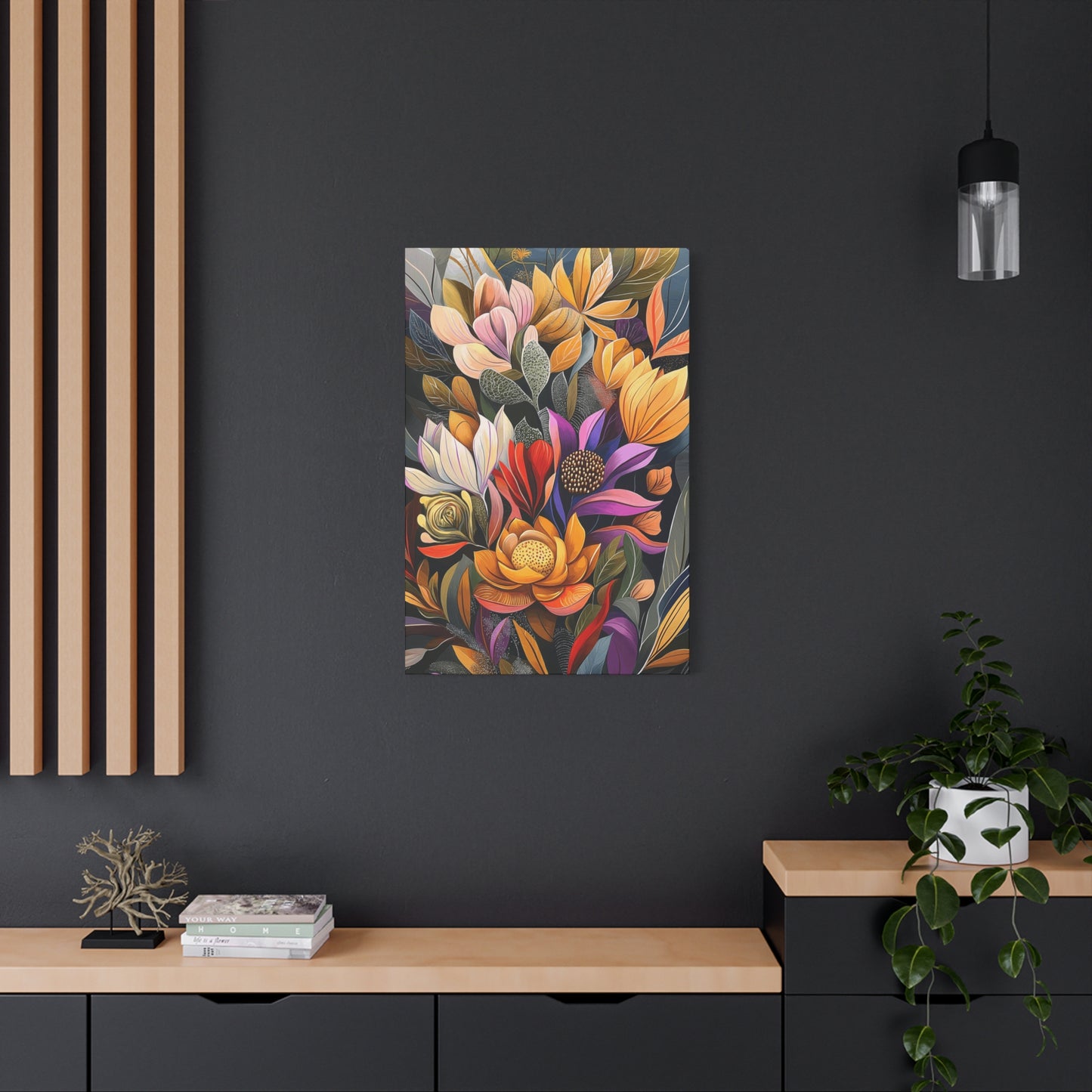 Canvas Art - Amazing Brilliant Flowers