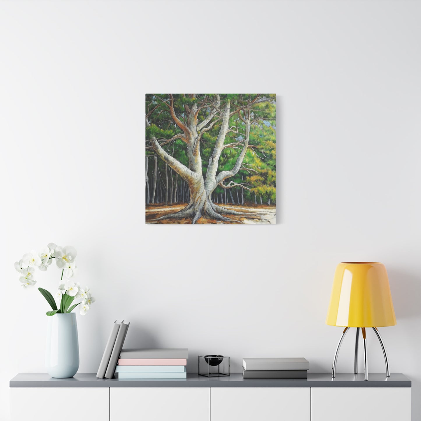 Canvas Wall Art - Pondering Pine Tree No 2