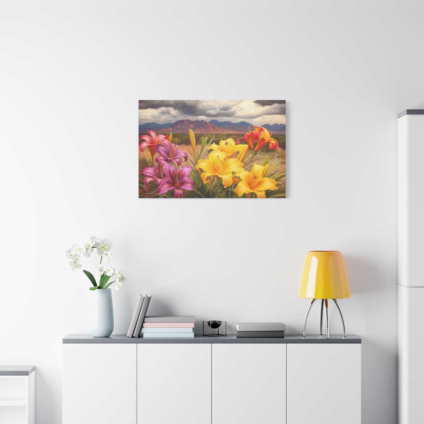 Canvas Print-Day Lillies Santa Fe
