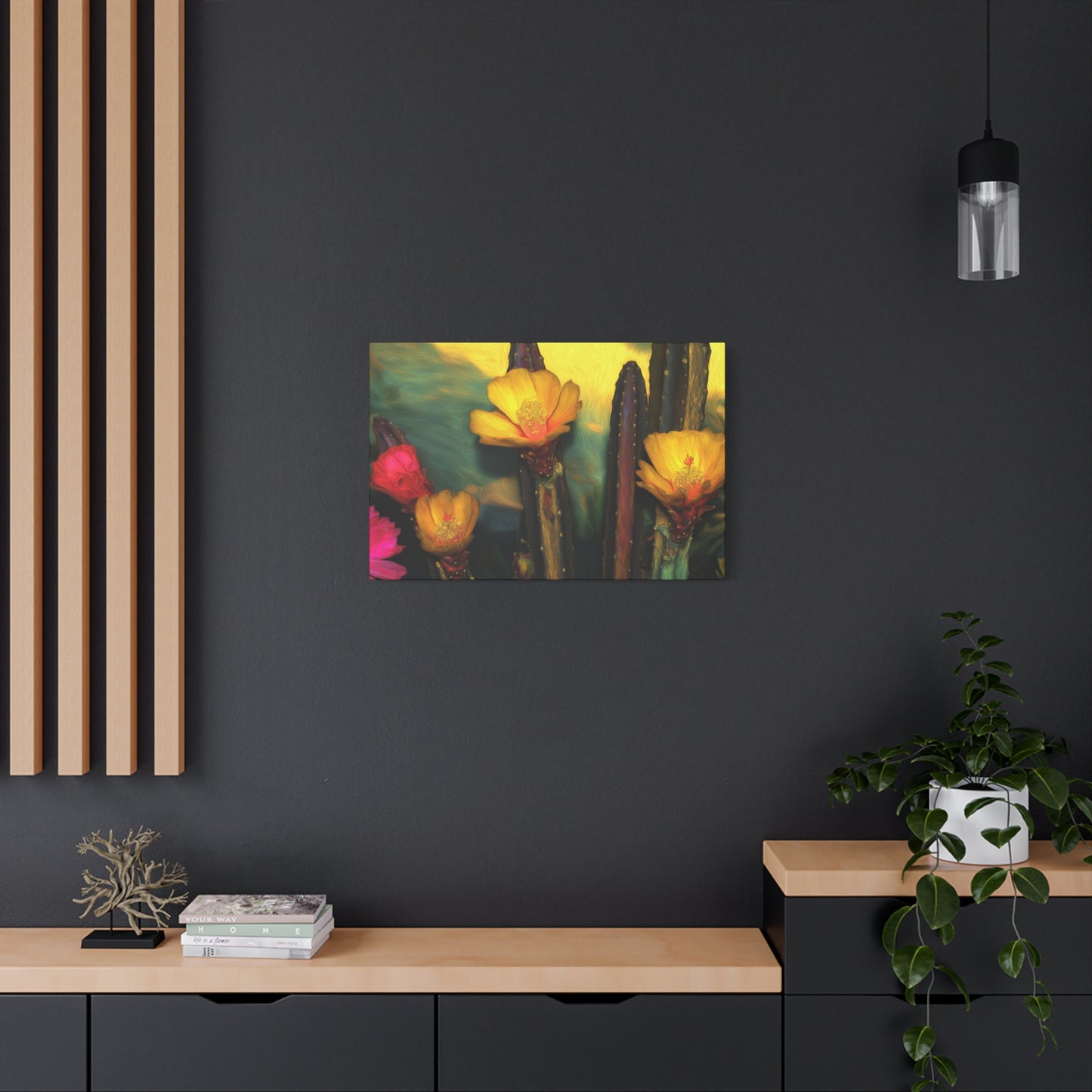Canvas Print - Cacti Bold Flowers SFC