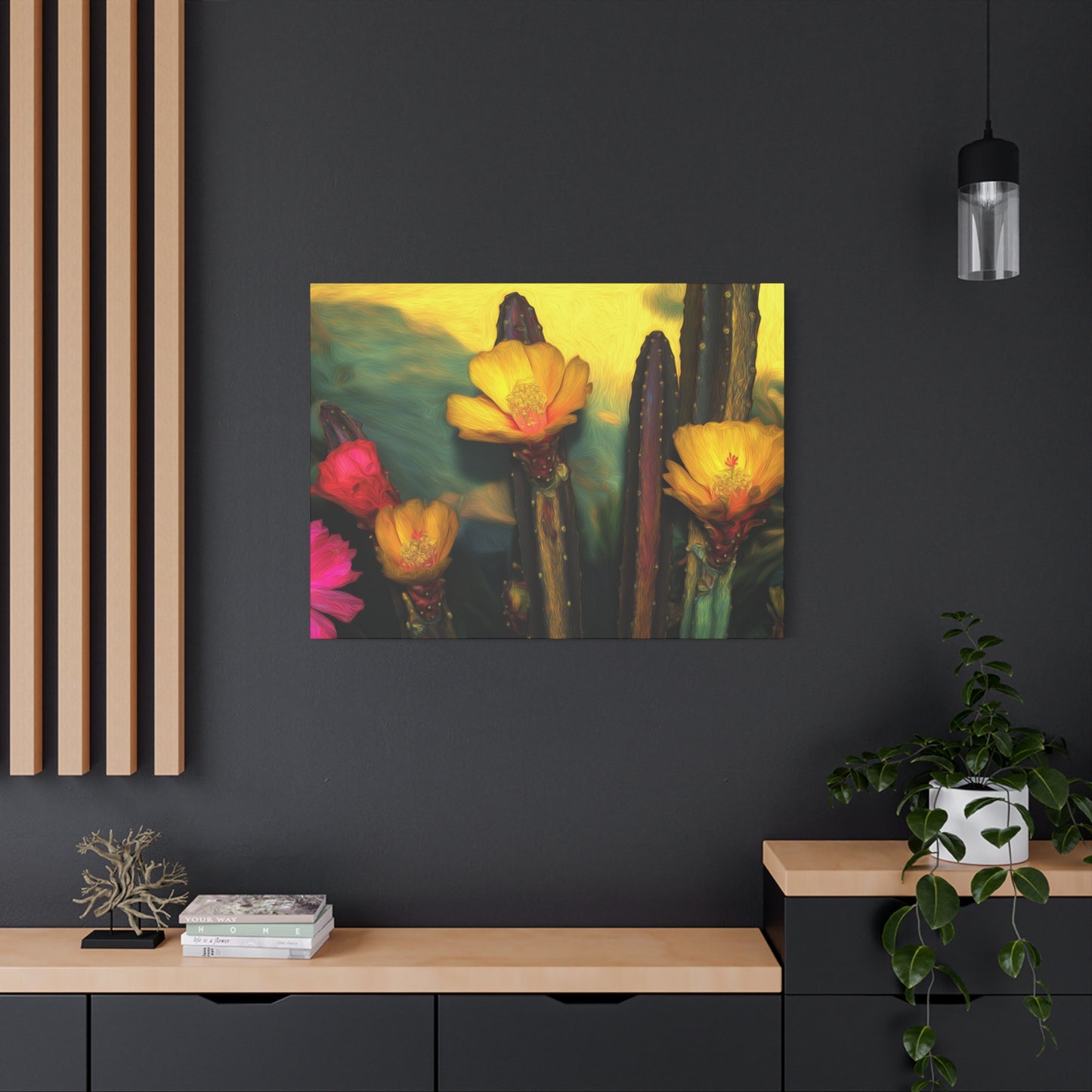 Canvas Print - Cacti Bold Flowers SFC