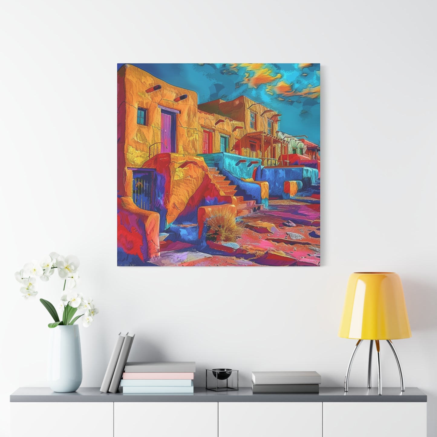 Canvas Print - FR St Mex Village