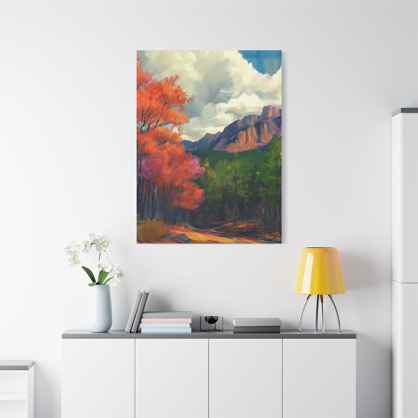 Canvas Print - Rocky Mountain Glorious Trees