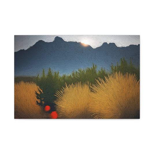 Canvas Wall Art - Organ Mountains New Mexico 1