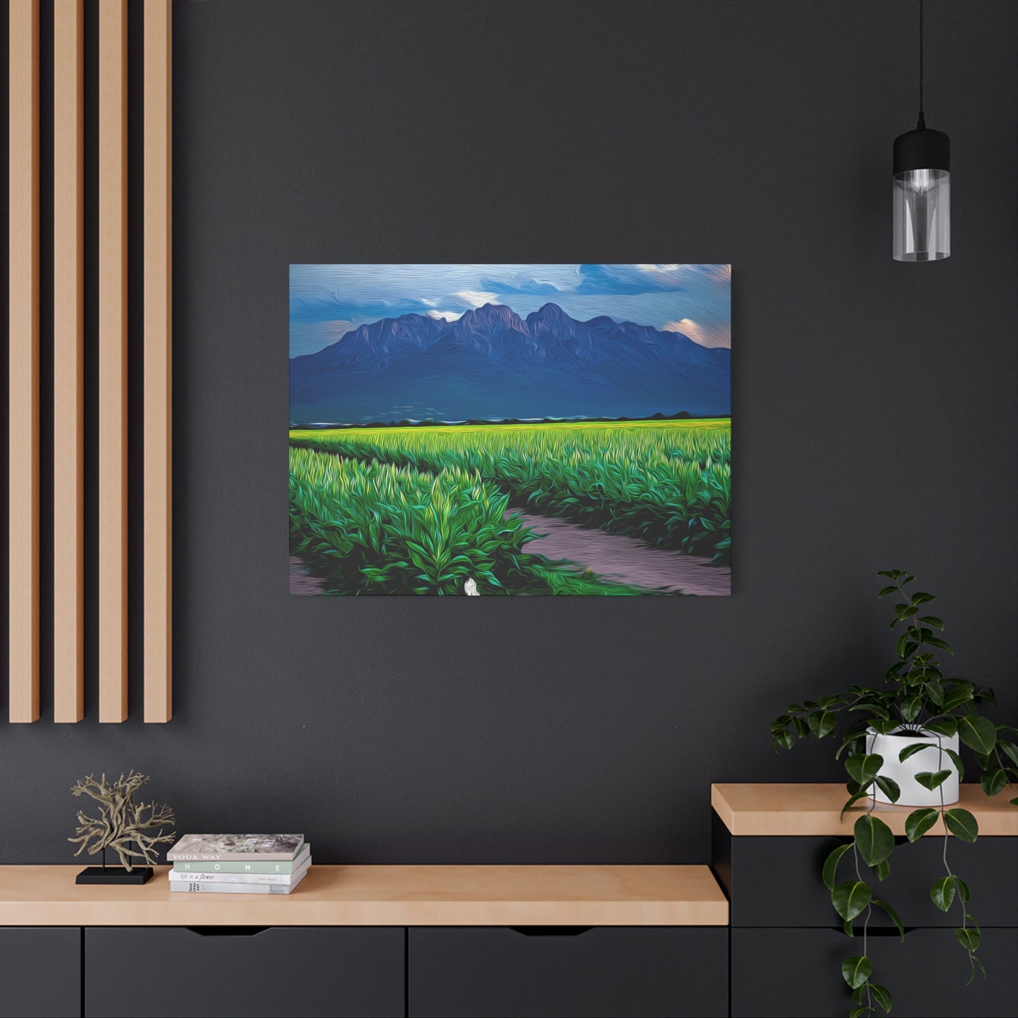 Canvas Print - Organ Mountains and Chile Field