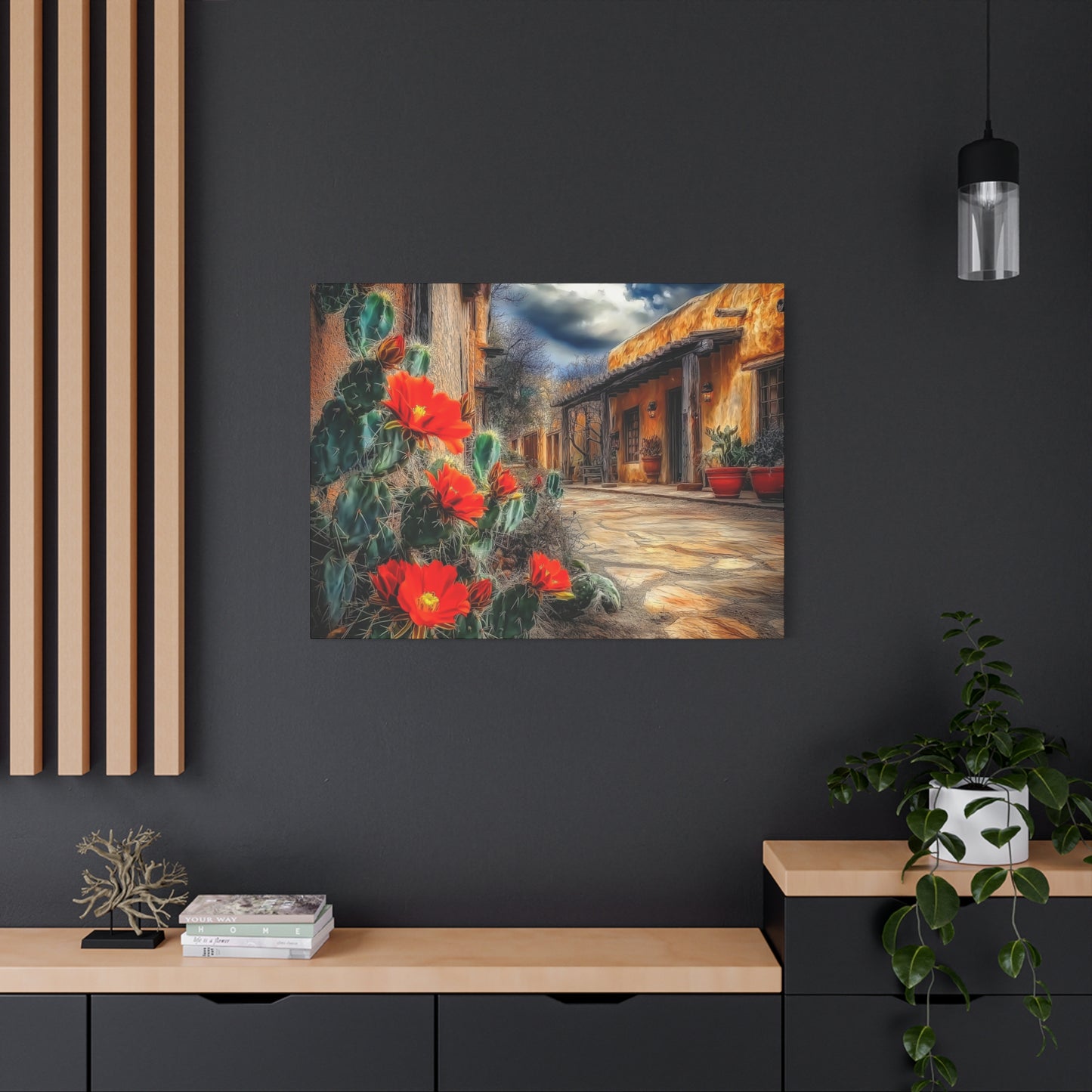 Canvas Print - NM Cacti Village Too