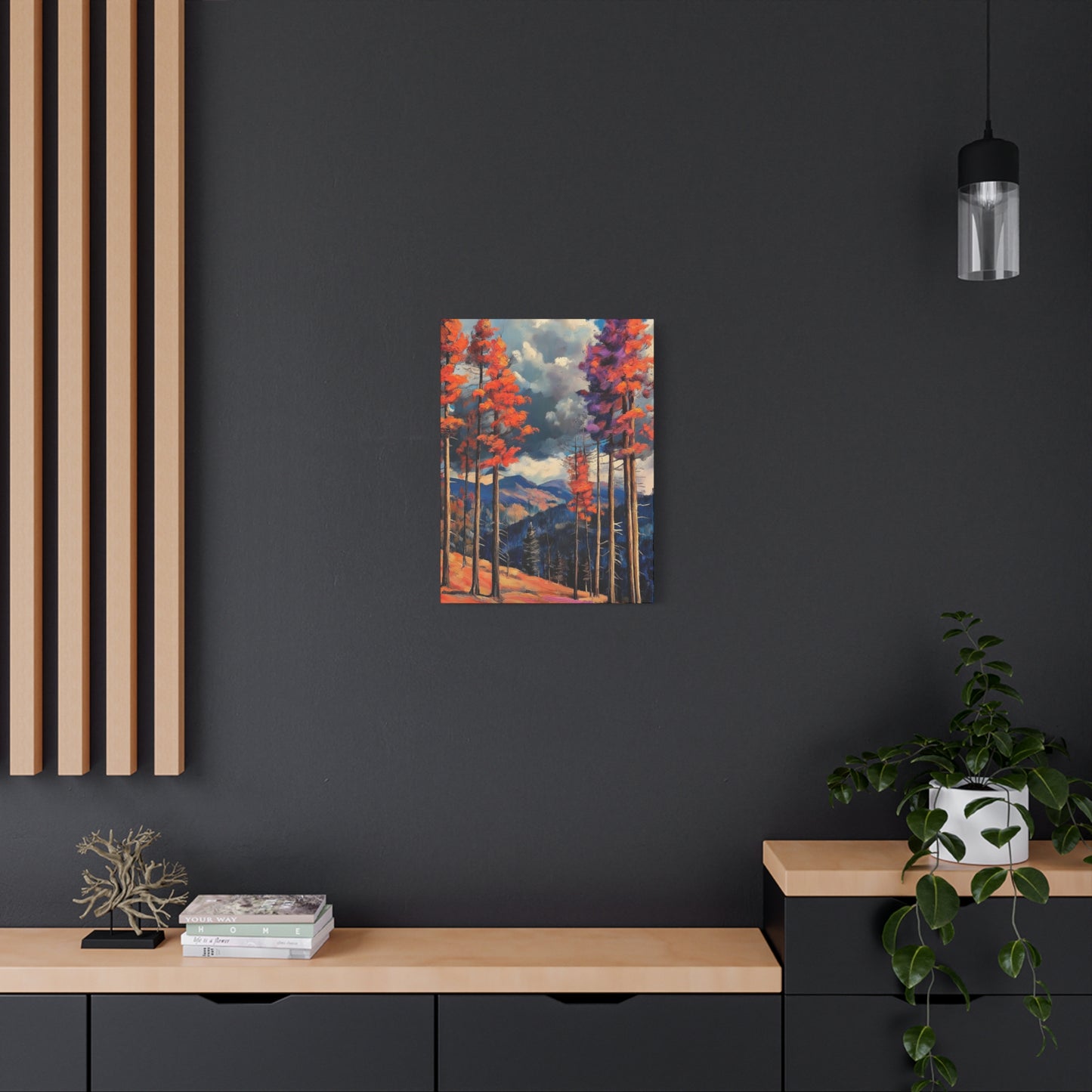 Autumn Landscape Canvas Print – Stunning Forest Wall Art