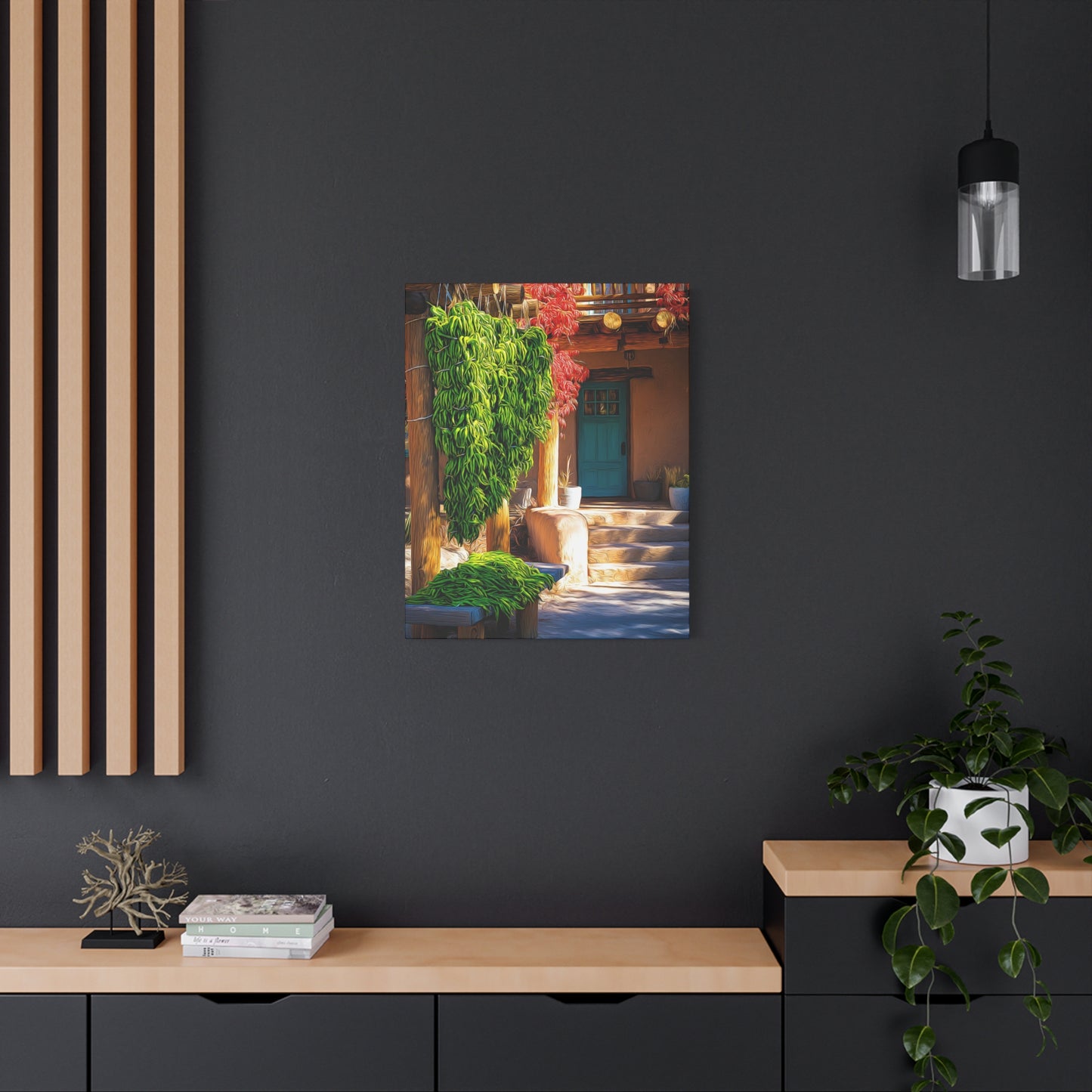 Canvas Wall Art - Green Green Chile Gem