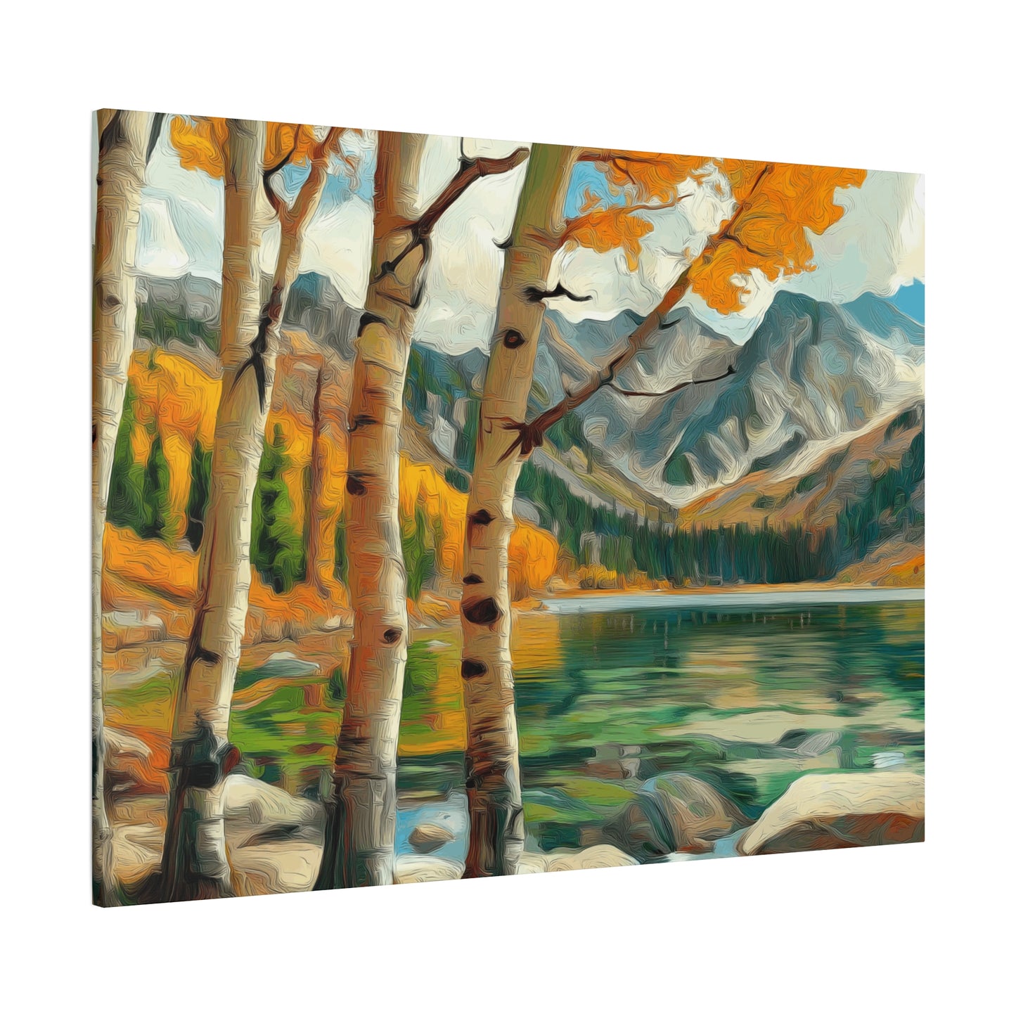 Aspens V2 at High Mountain Lake