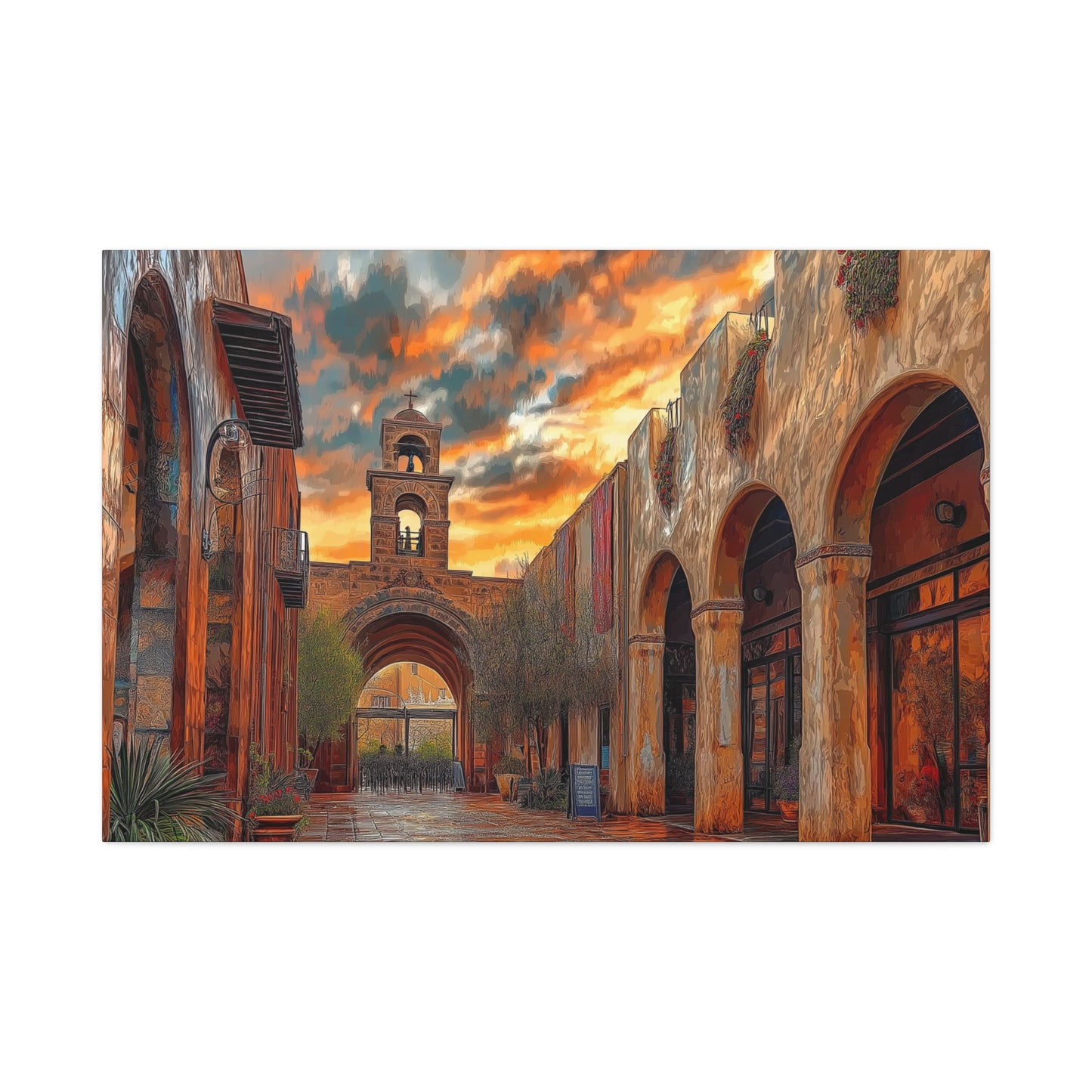 Canvas Print Central View NM
