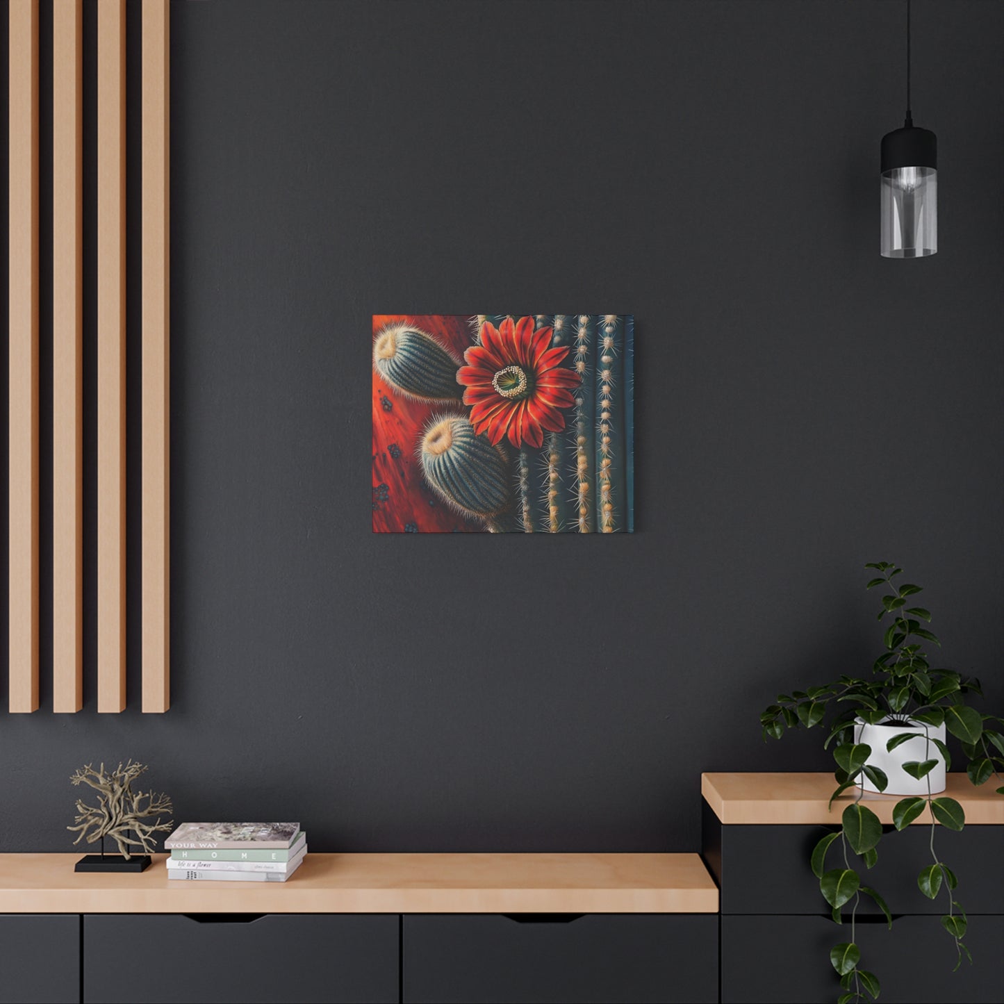 Canvas Print Santa Fe Bold Cactus Flower