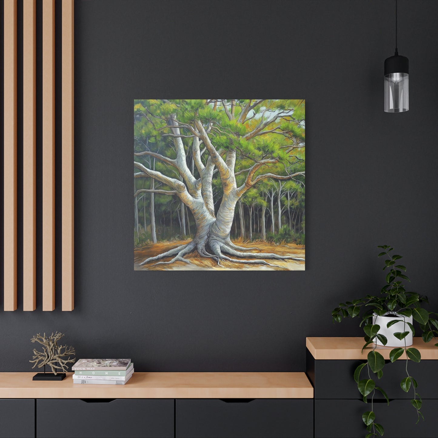 Canvas Wall Art - Pondering Pine Tree VI