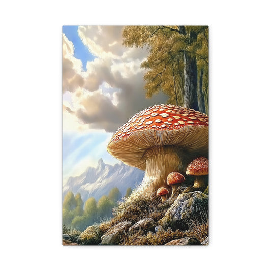 Canvas Print - Giant Mushrooms in the Rockies