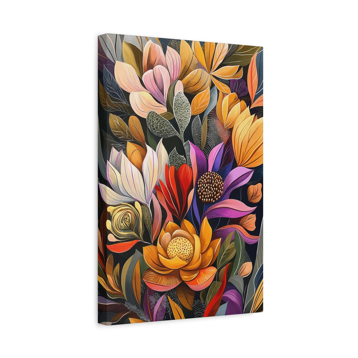 Canvas Art - Amazing Brilliant Flowers
