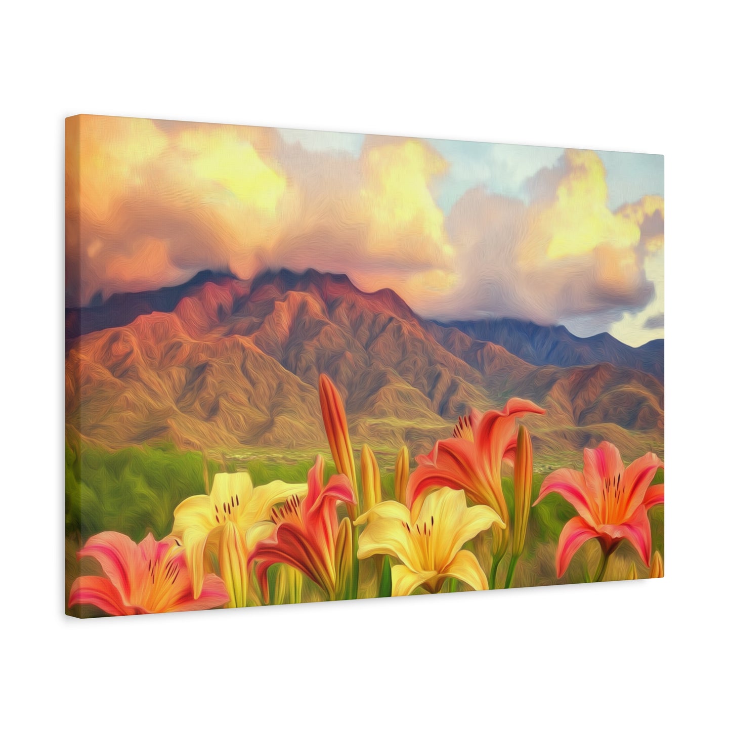 Canvas Print - SF Lillies at Dawn V4