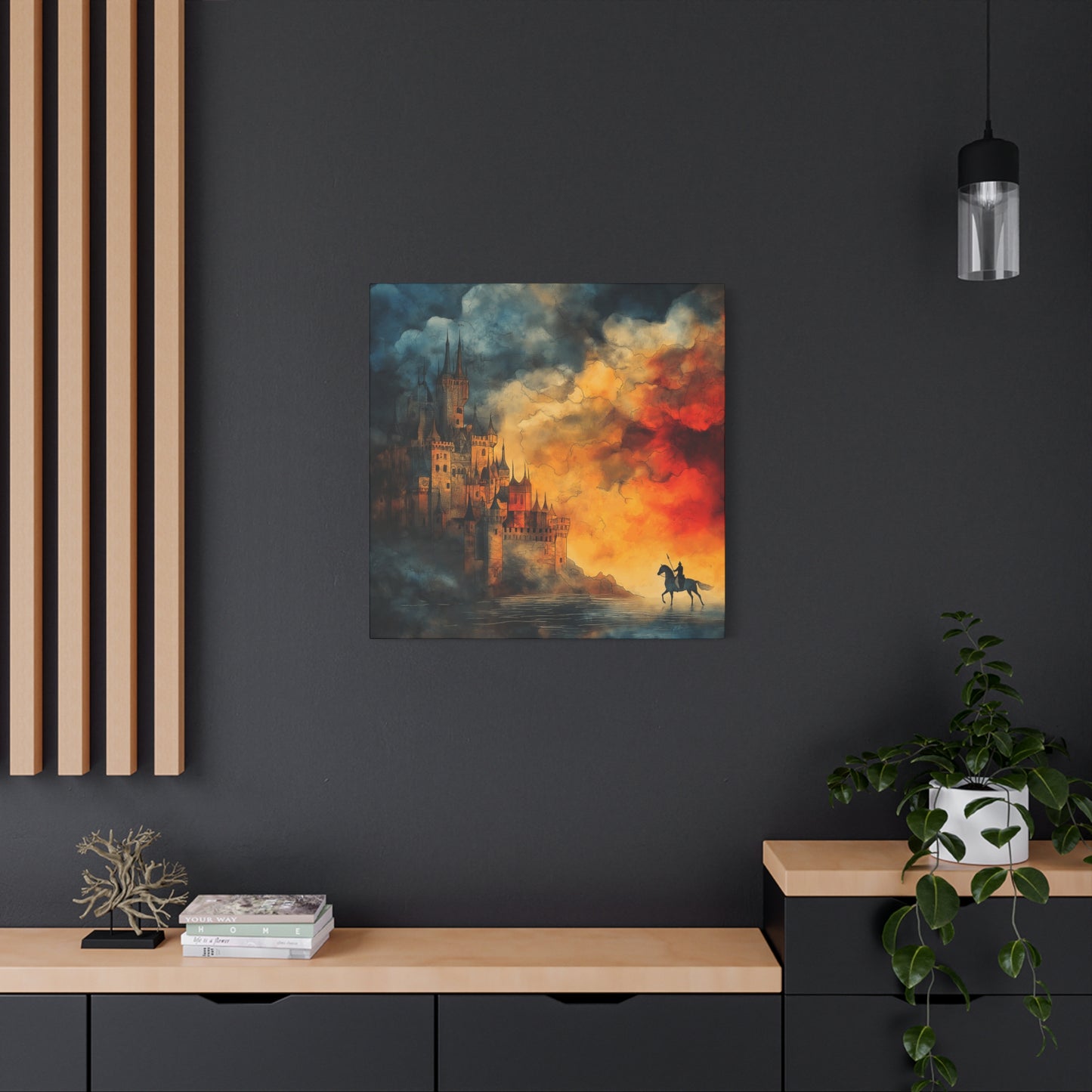 Fantasy Castle Canvas Art - Stretched Wall Decor for Home