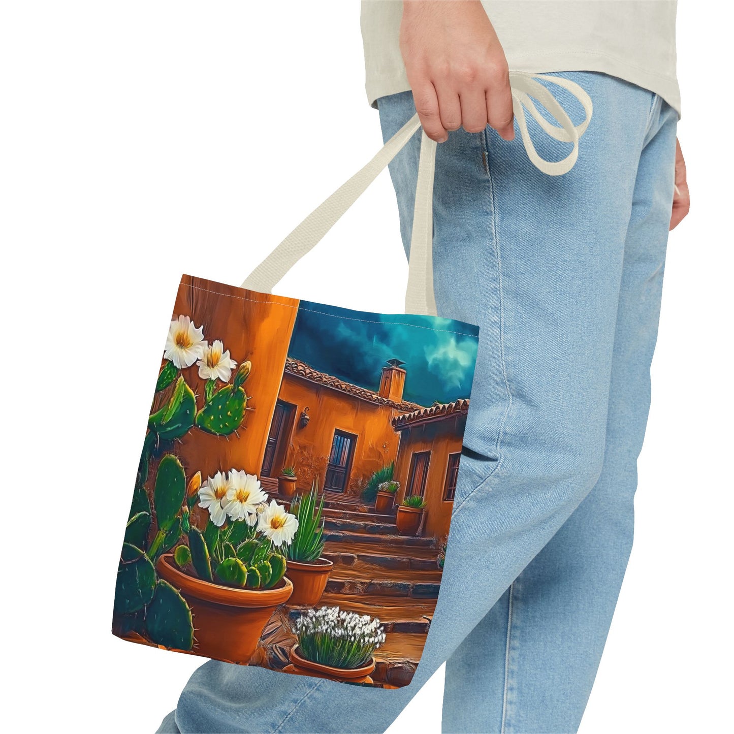 Vibrant Floral Tote Bag, Flower Print Satchel, Eco-Friendly Shopping Bag, Travel Companion, Unique Gift for Nature Lovers