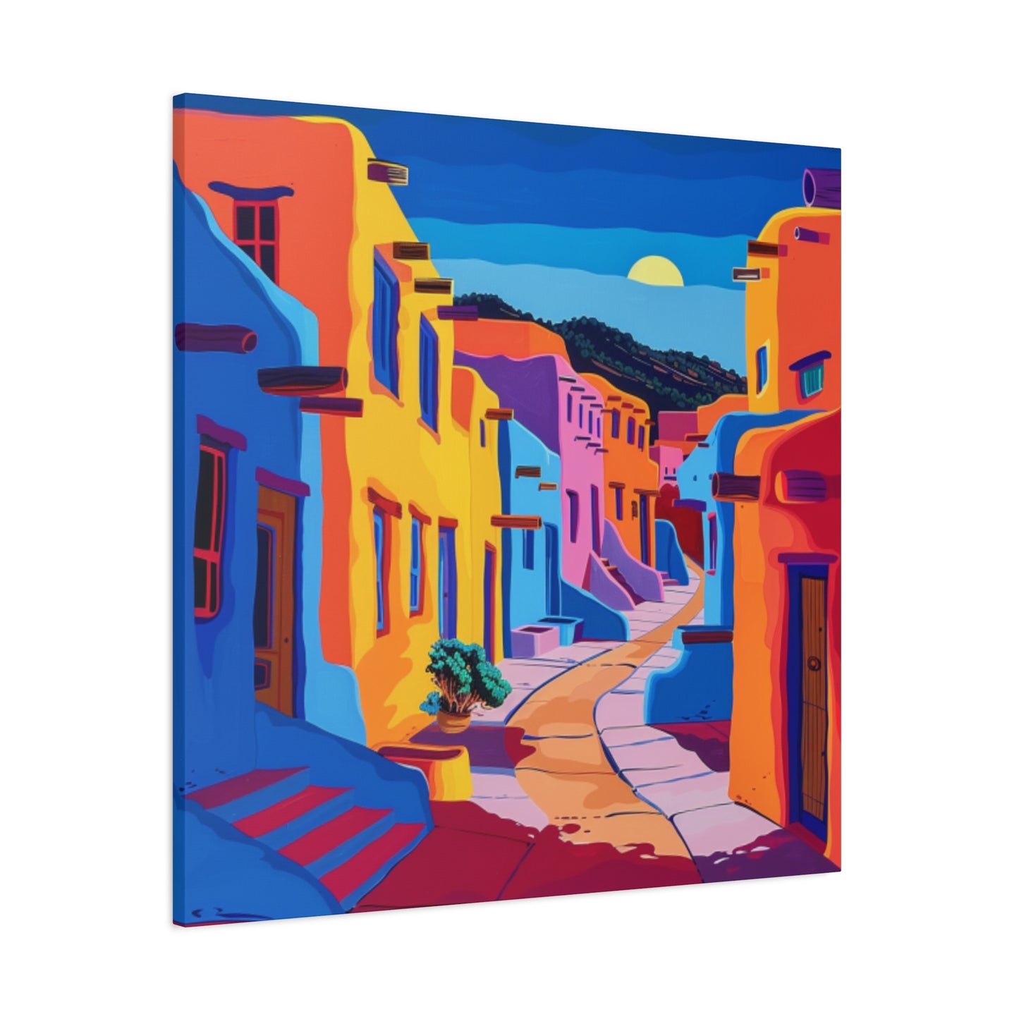Canvas Wall Art - Santa Fe Street 405