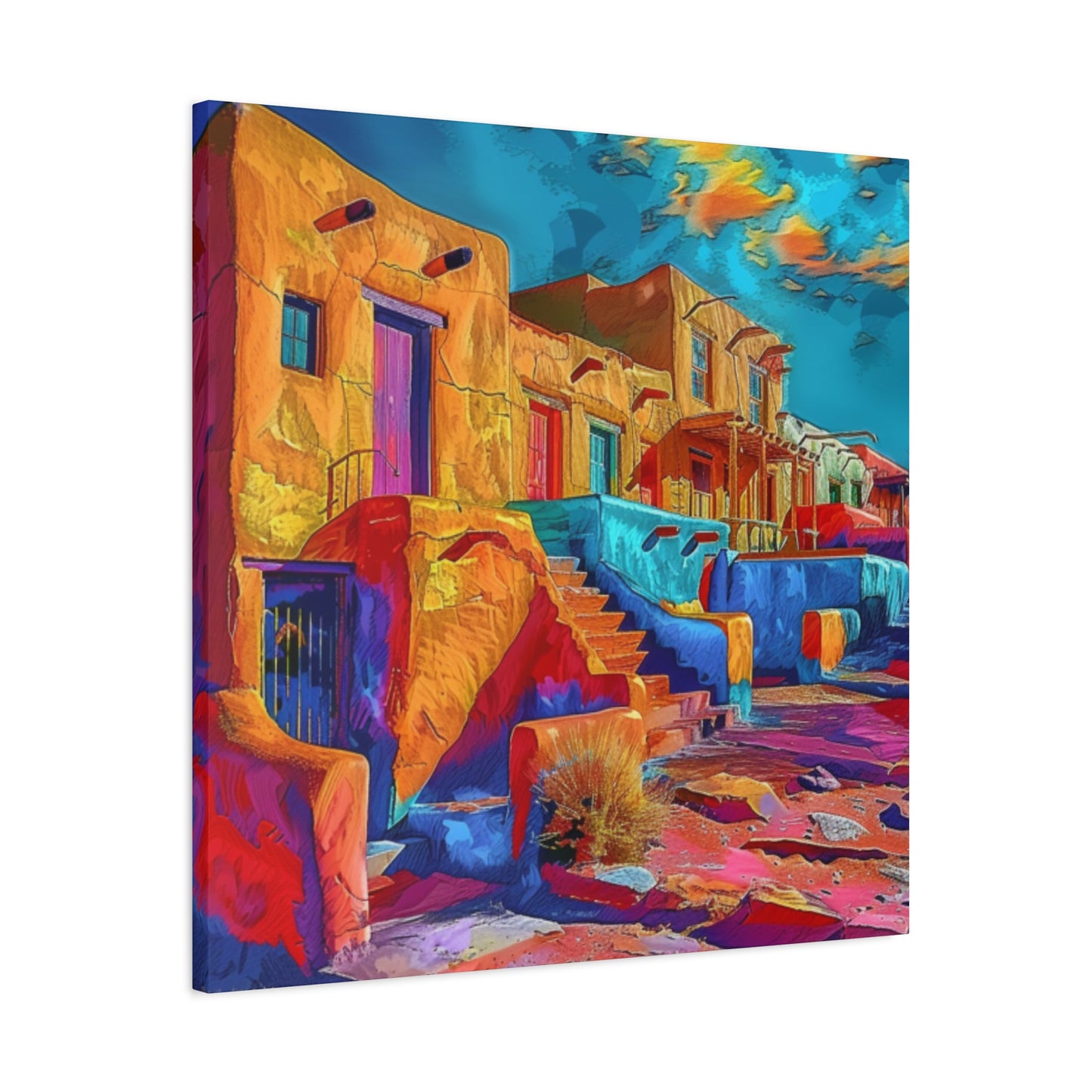 Canvas Print - FR St Mex Village