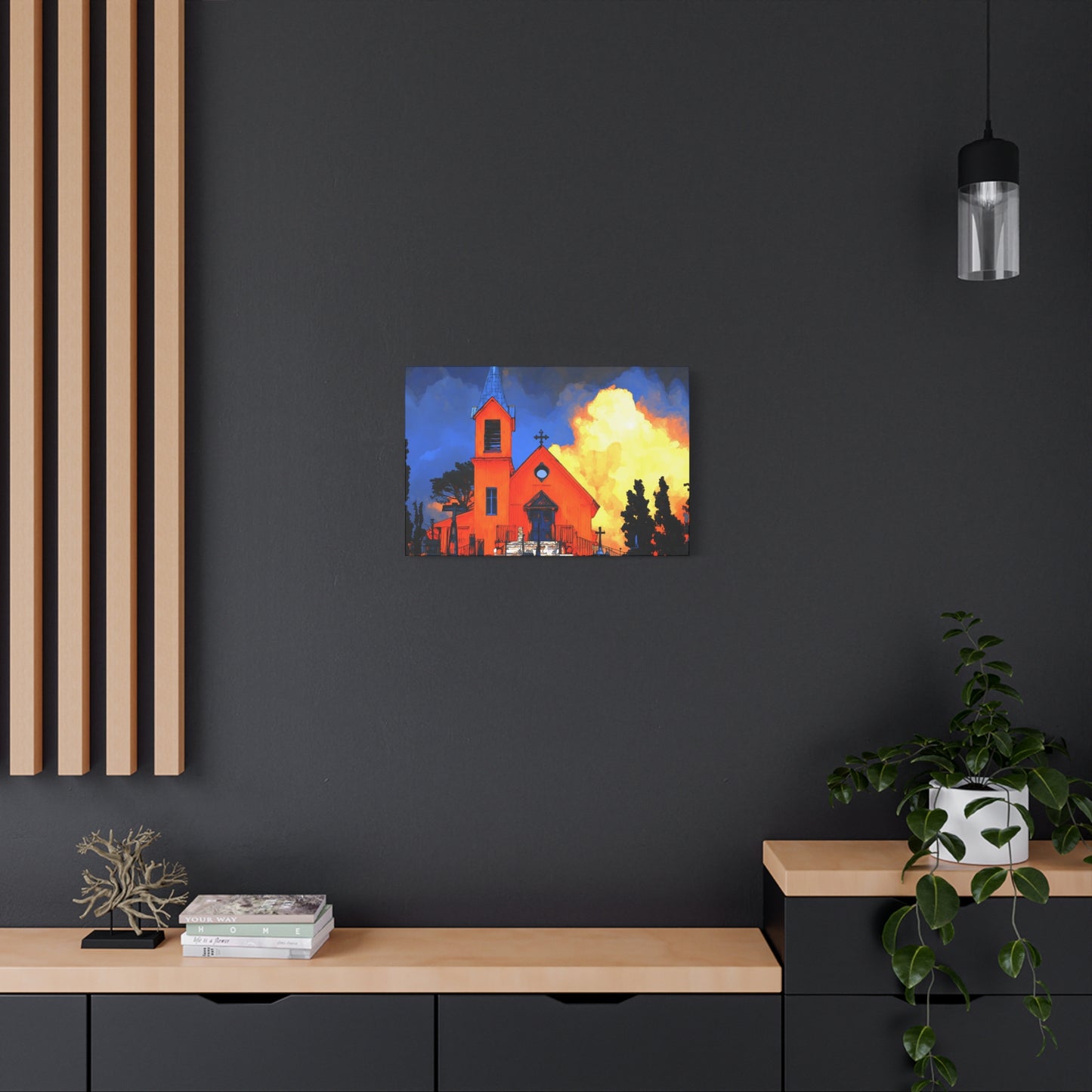 Canvas Print Santa Fe Mission