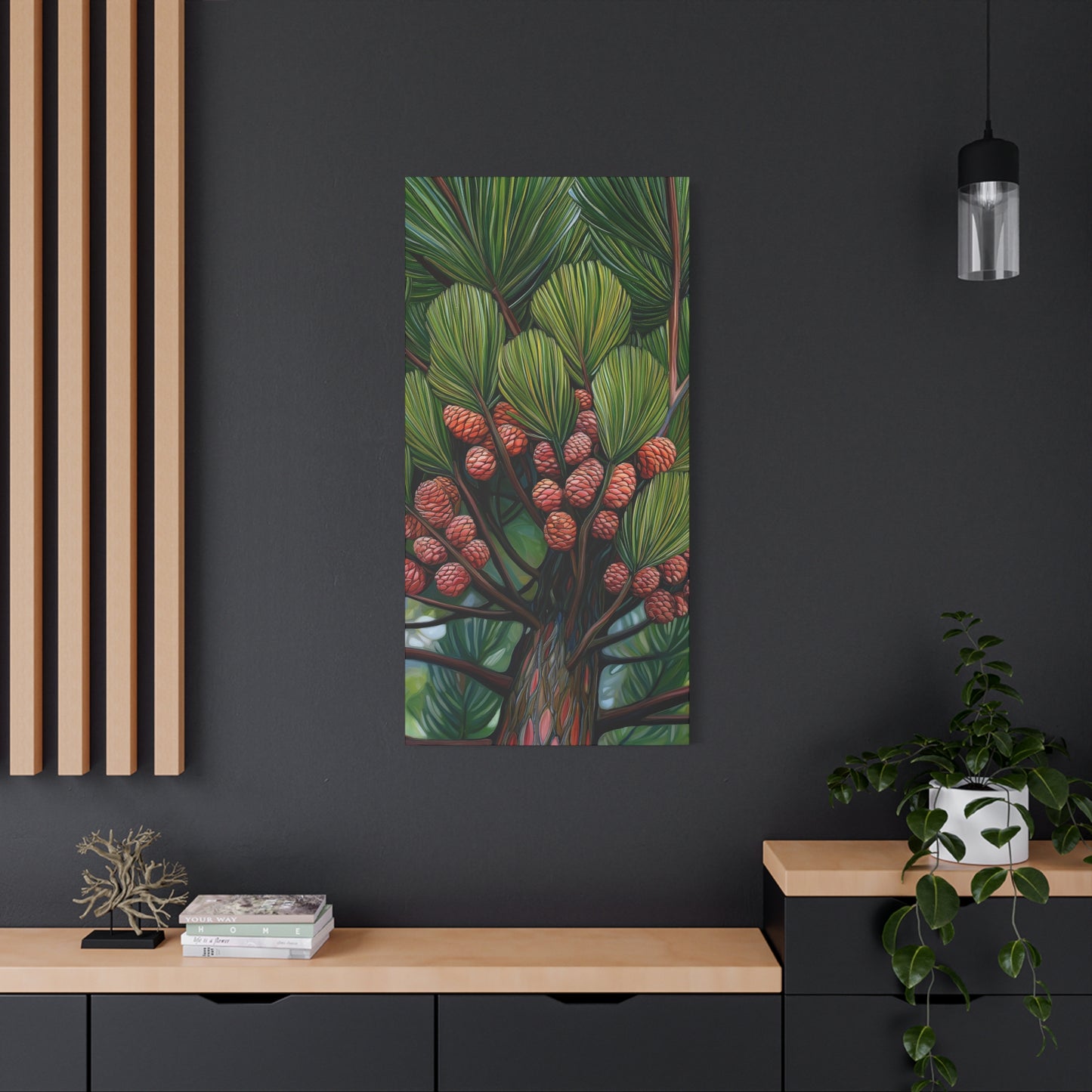 Canvas Wall Art - Tall Pine Tree