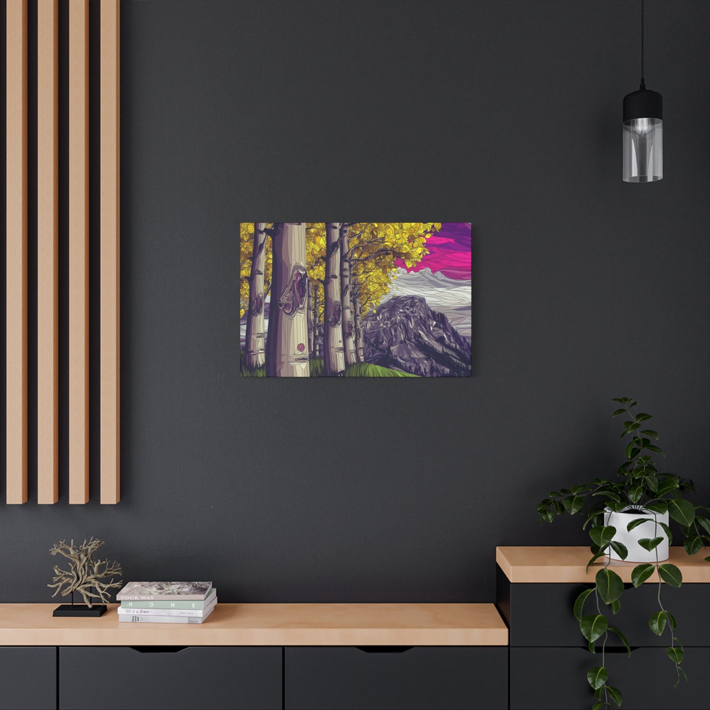 Canvas Print - Aspen Bolder Trees