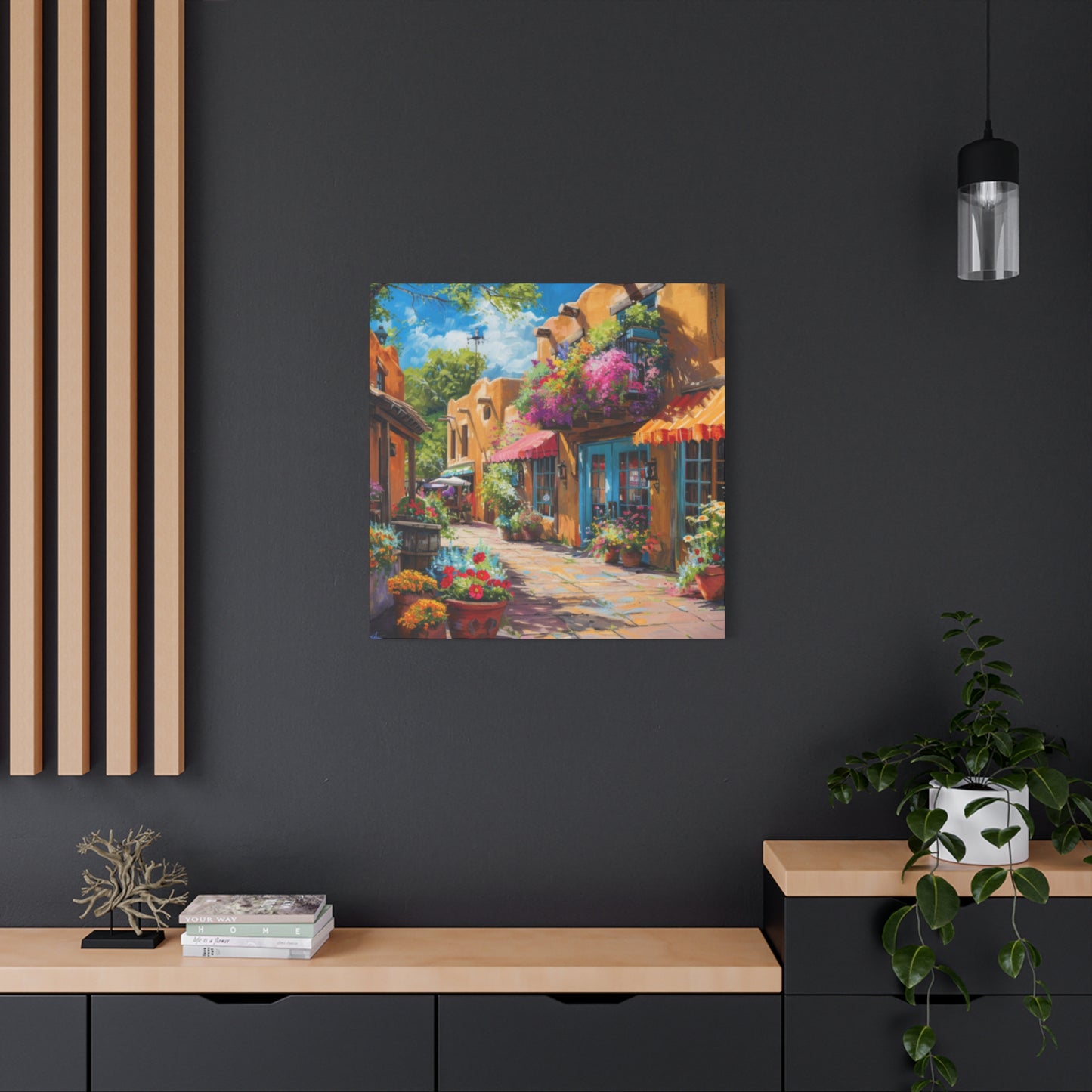 Canvas Print Santa Fe Street