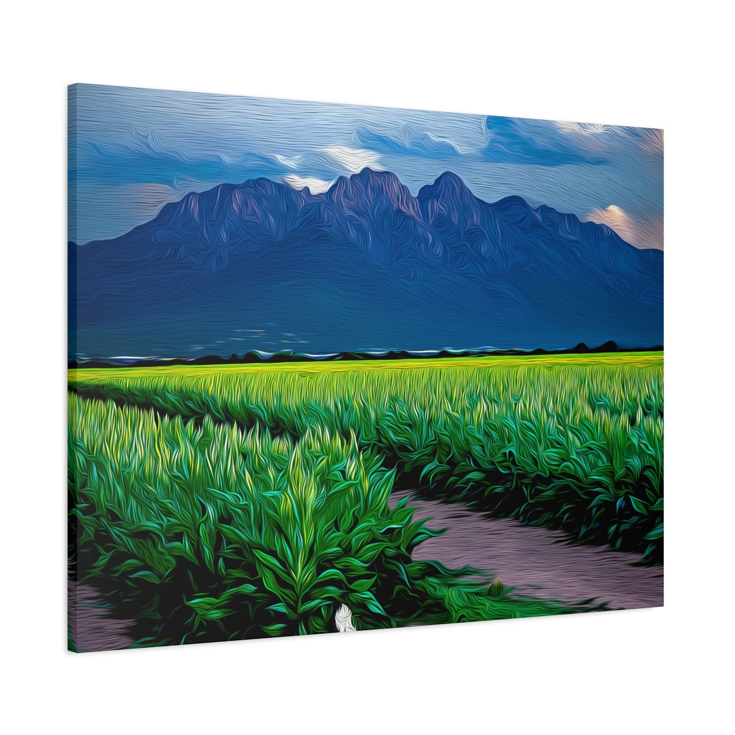 Canvas Print - Organ Mountains and Chile Field