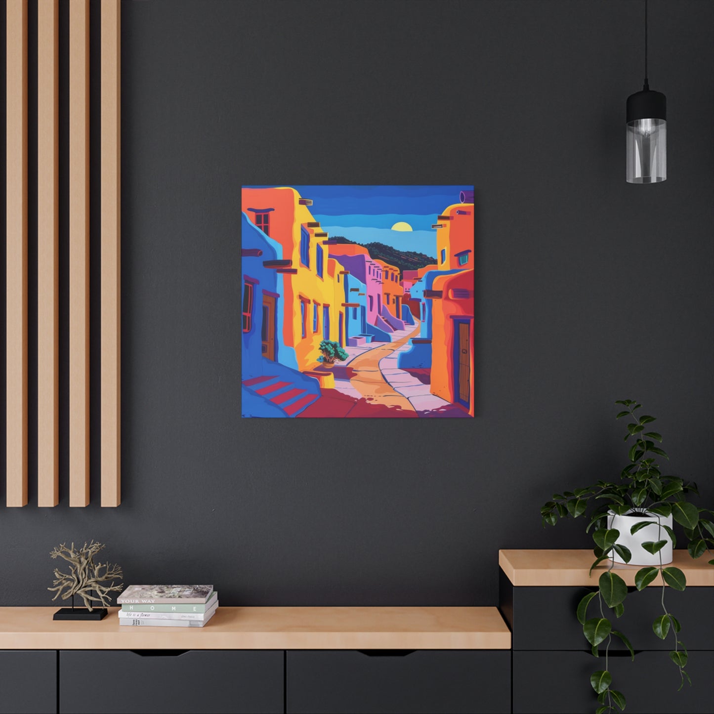 Canvas Wall Art - Santa Fe Street 405