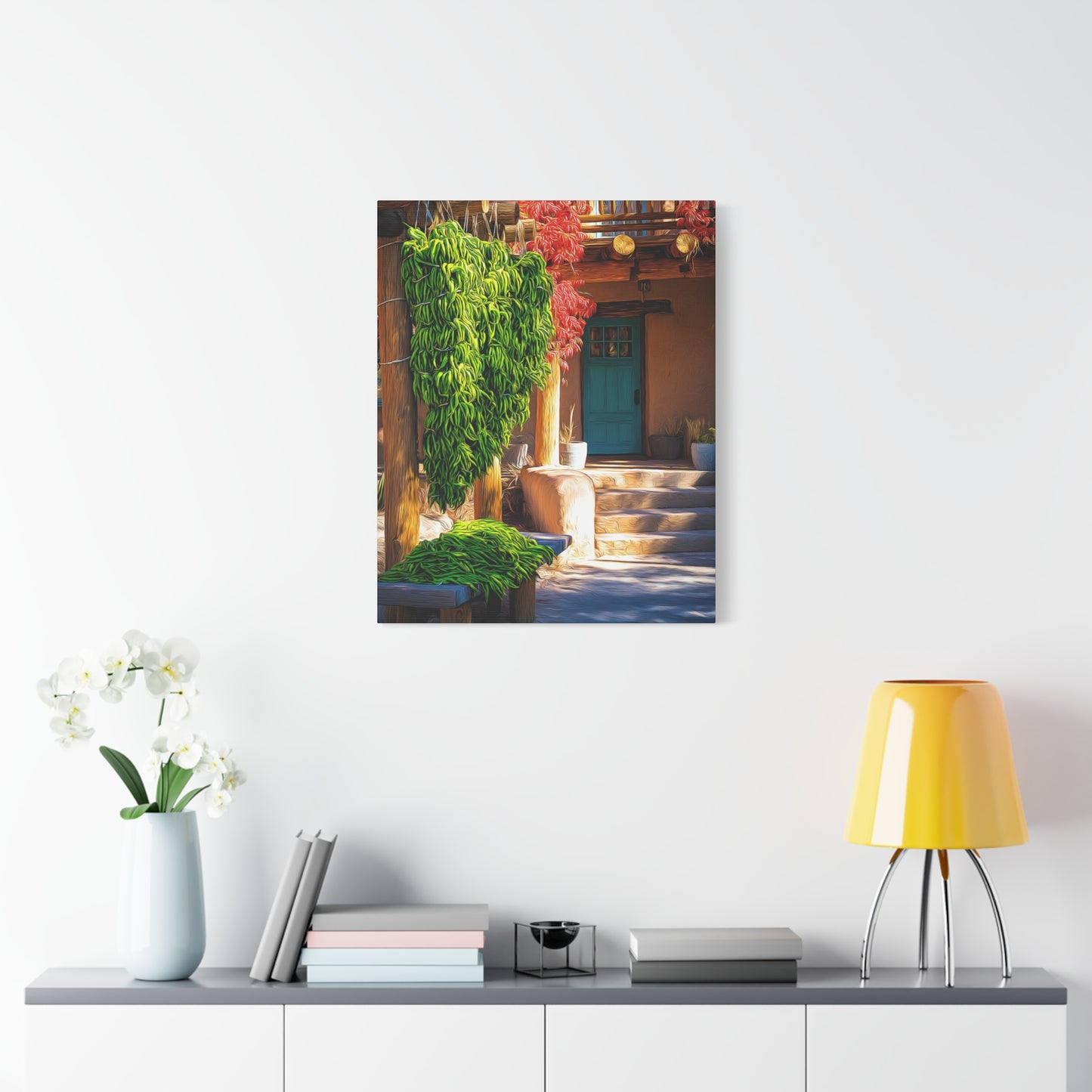Canvas Wall Art - Green Green Chile Gem