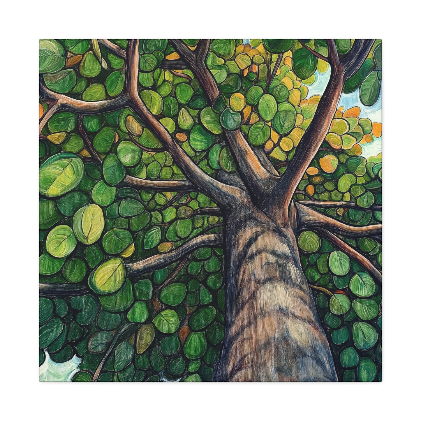 Canvas Print - Amazing Tree #4, Stretched Matte 1 25"