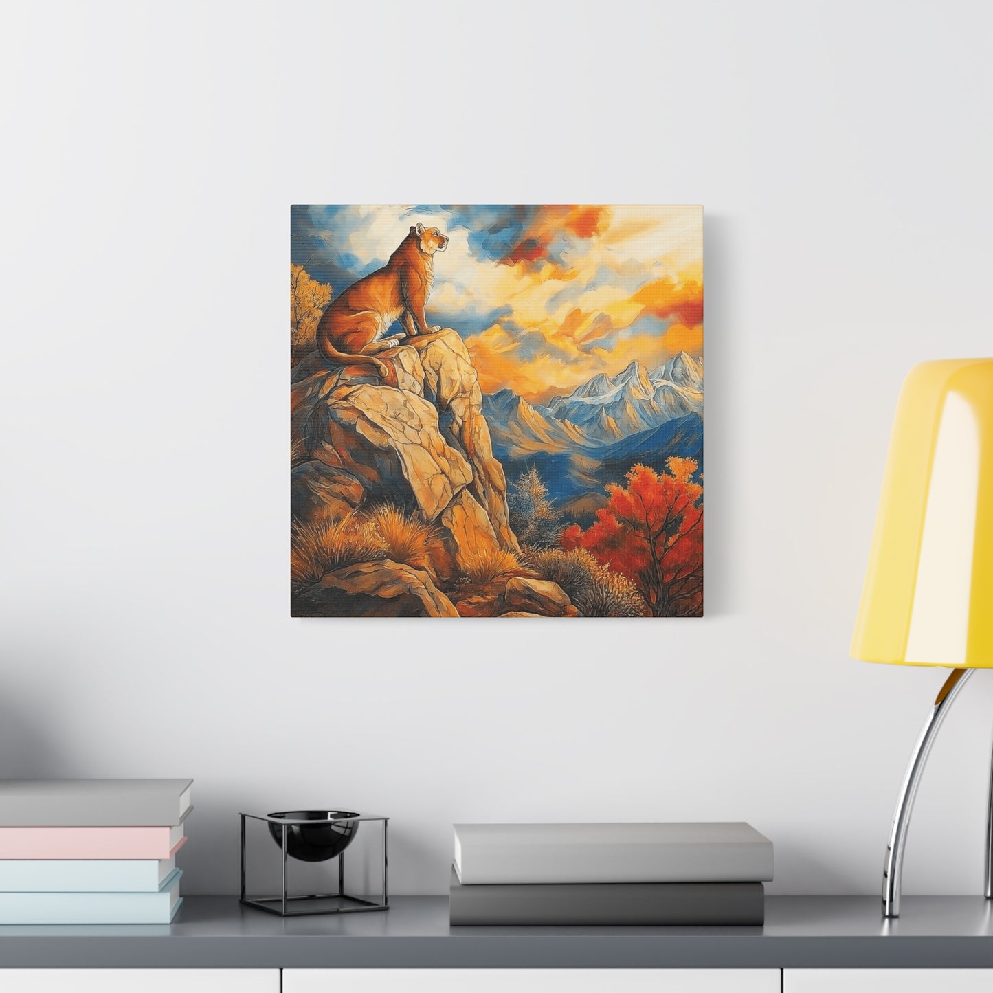 Majestic Lion Canvas Art - Vibrant Nature Wall Decor