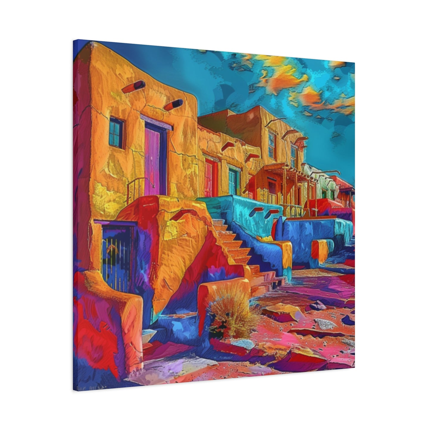 Canvas Print - FR St Mex Village