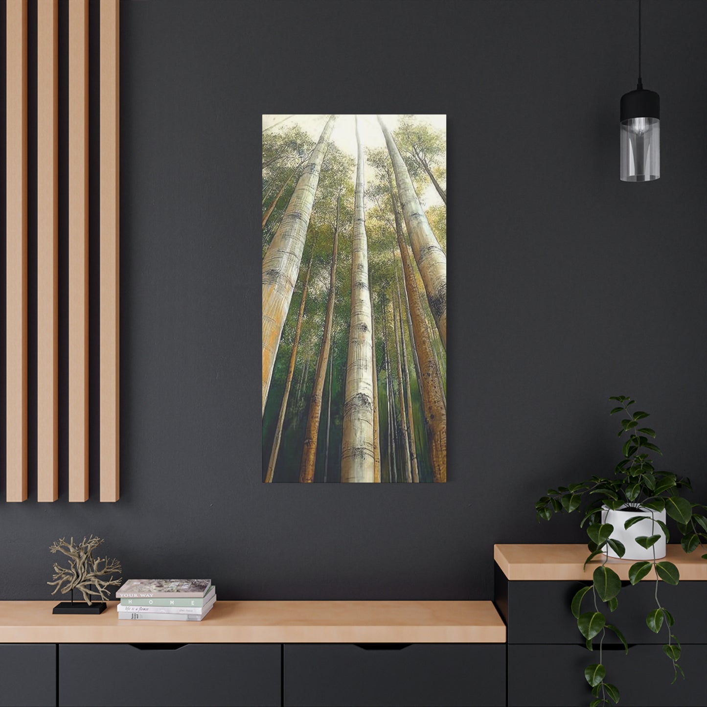 Canvas Art - Tall Aspens