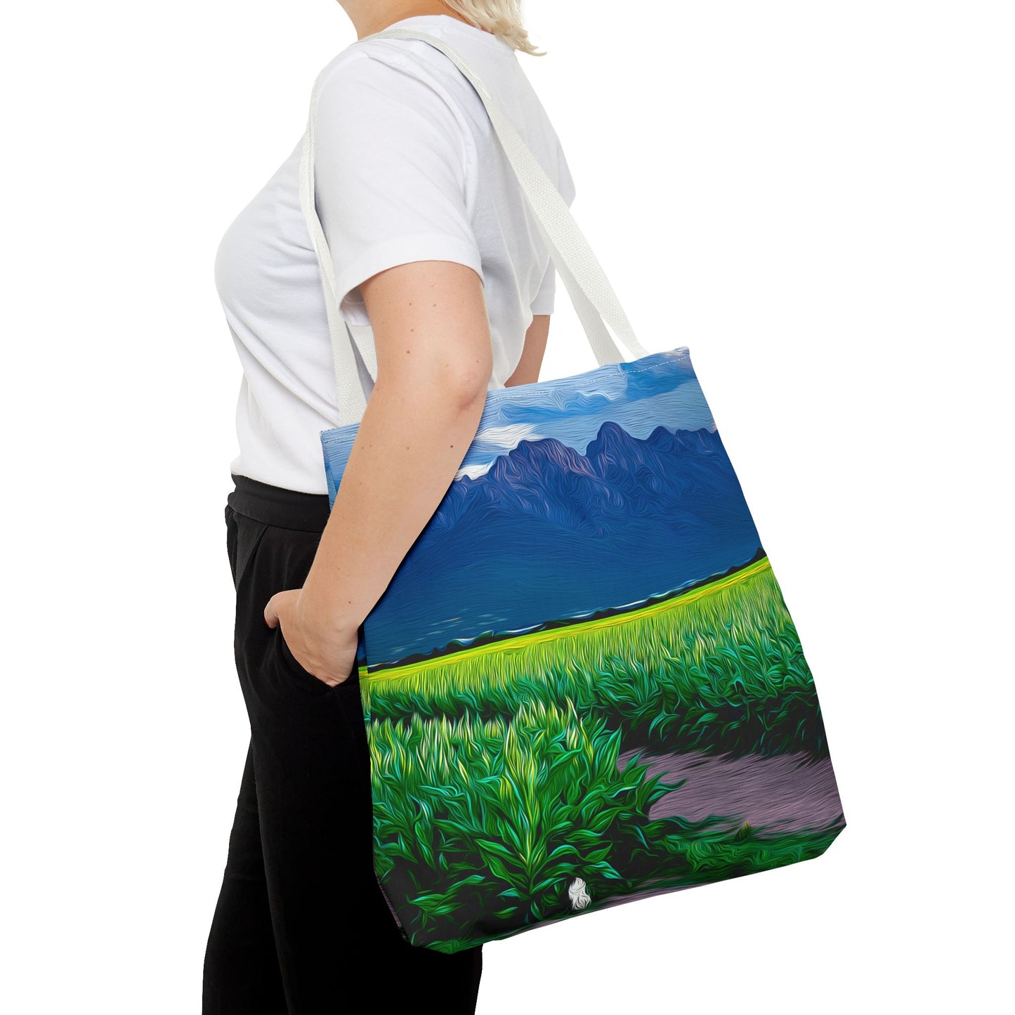 Scenic Tote Bag - Nature Lover Gift, Eco-Friendly Shopping Bag, Travel Accessory, Outdoor Adventure Tote, Summer Day Bag