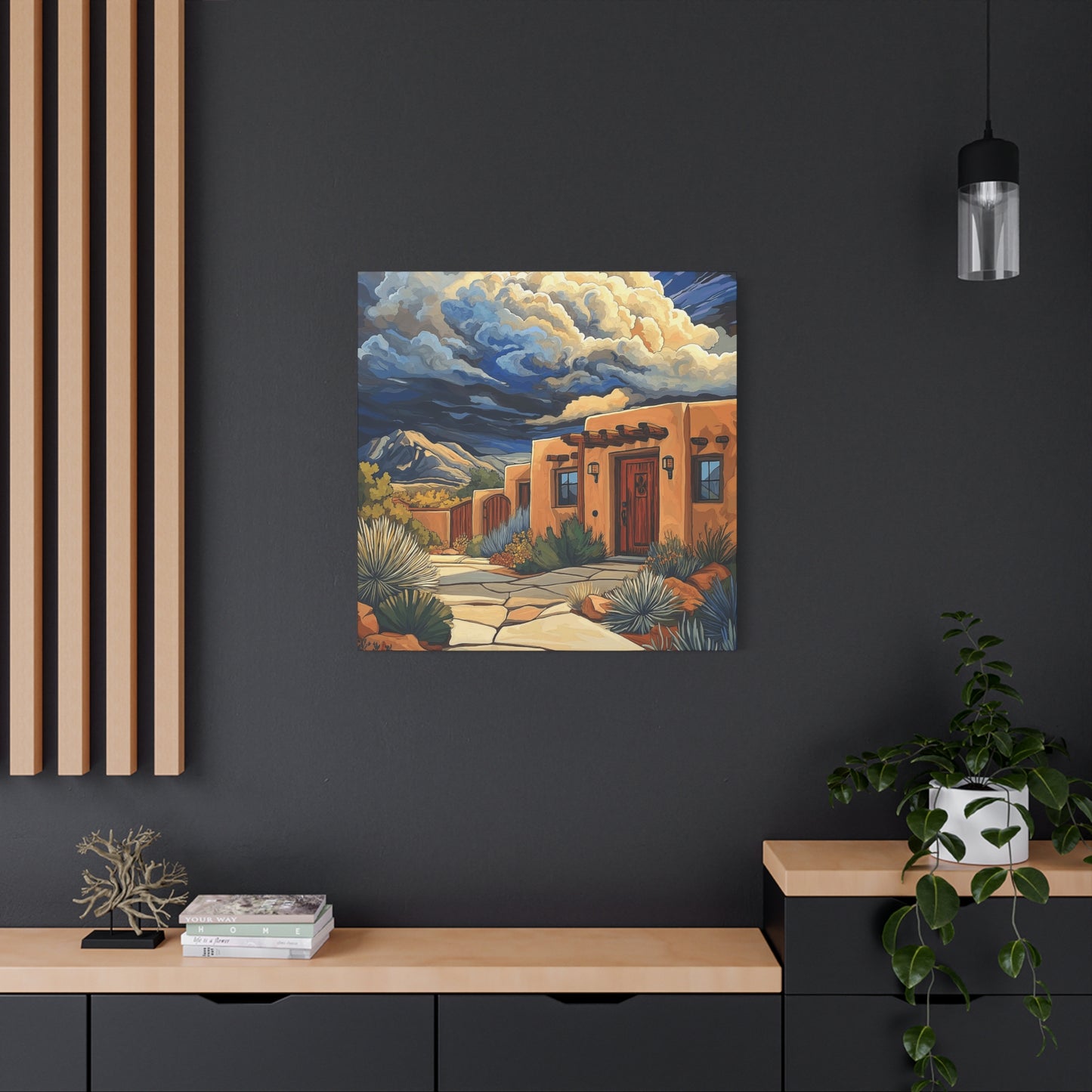 Southwestern Landscape Canvas Art - Stretched Wall Decor