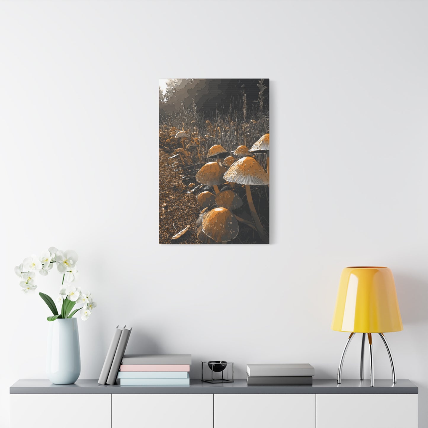 Canvas Wall Art - CO Tan MR Design, 1 25" Stretched