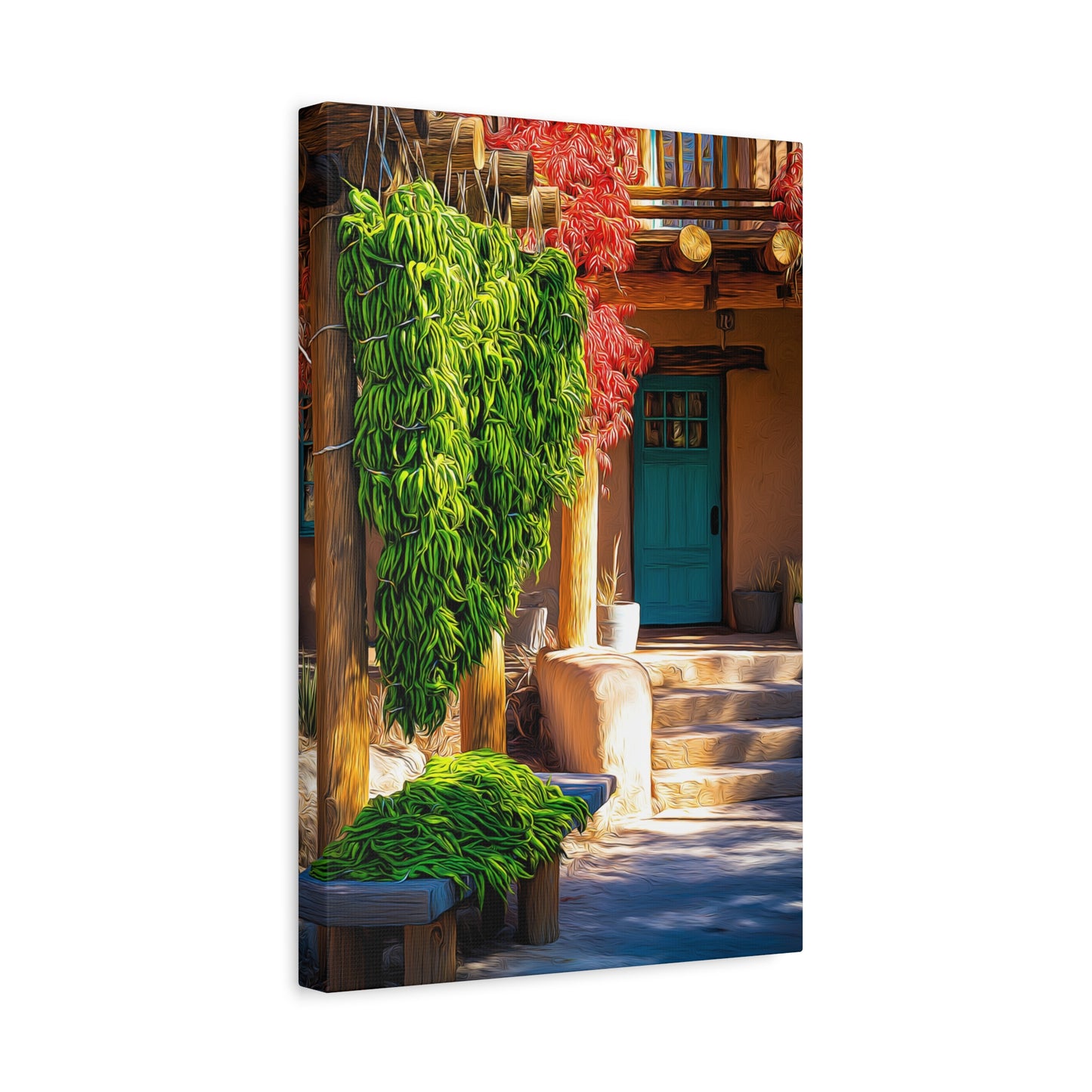 Canvas Wall Art - Green Green Chile Gem